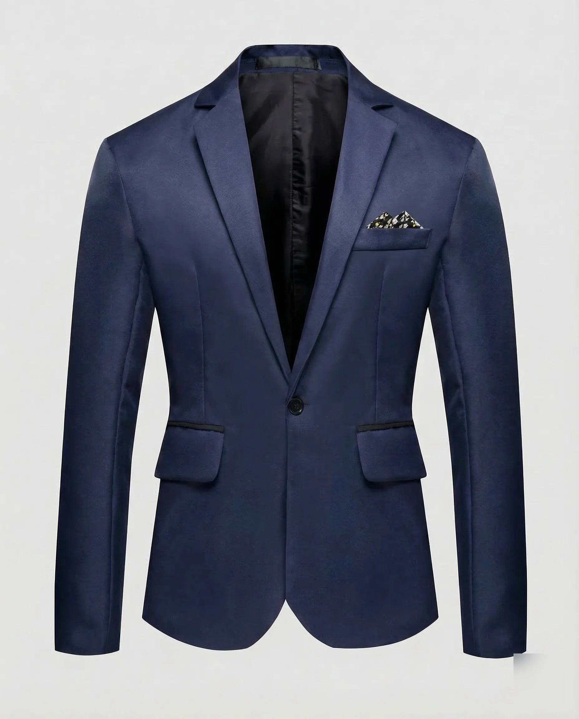 Herren Satin Sakko Slim - Image 9