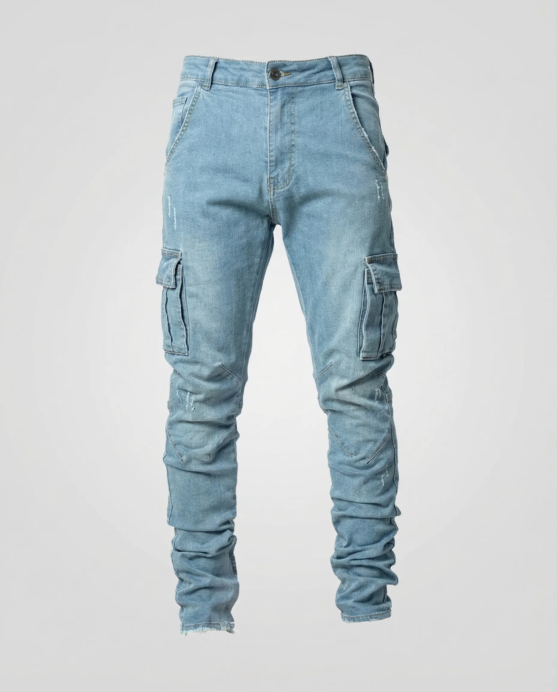 Herren Cargo Jeans Slim - Image 4