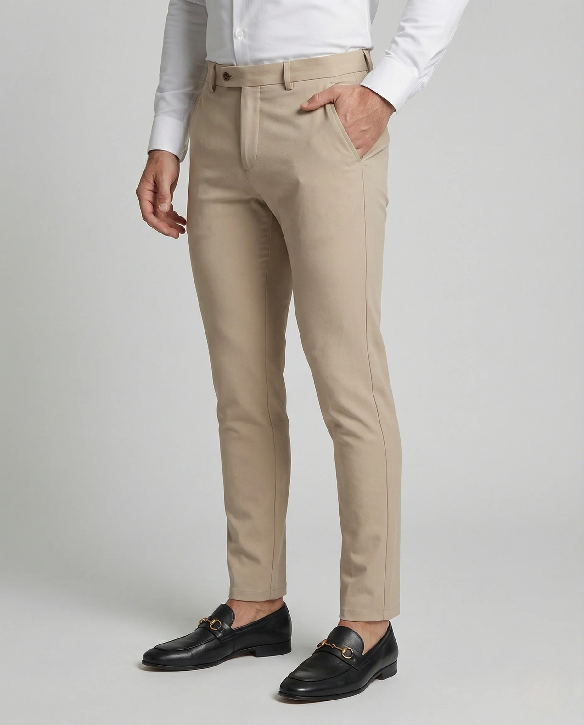 Chinohose Herren Slim Fit Stretch
