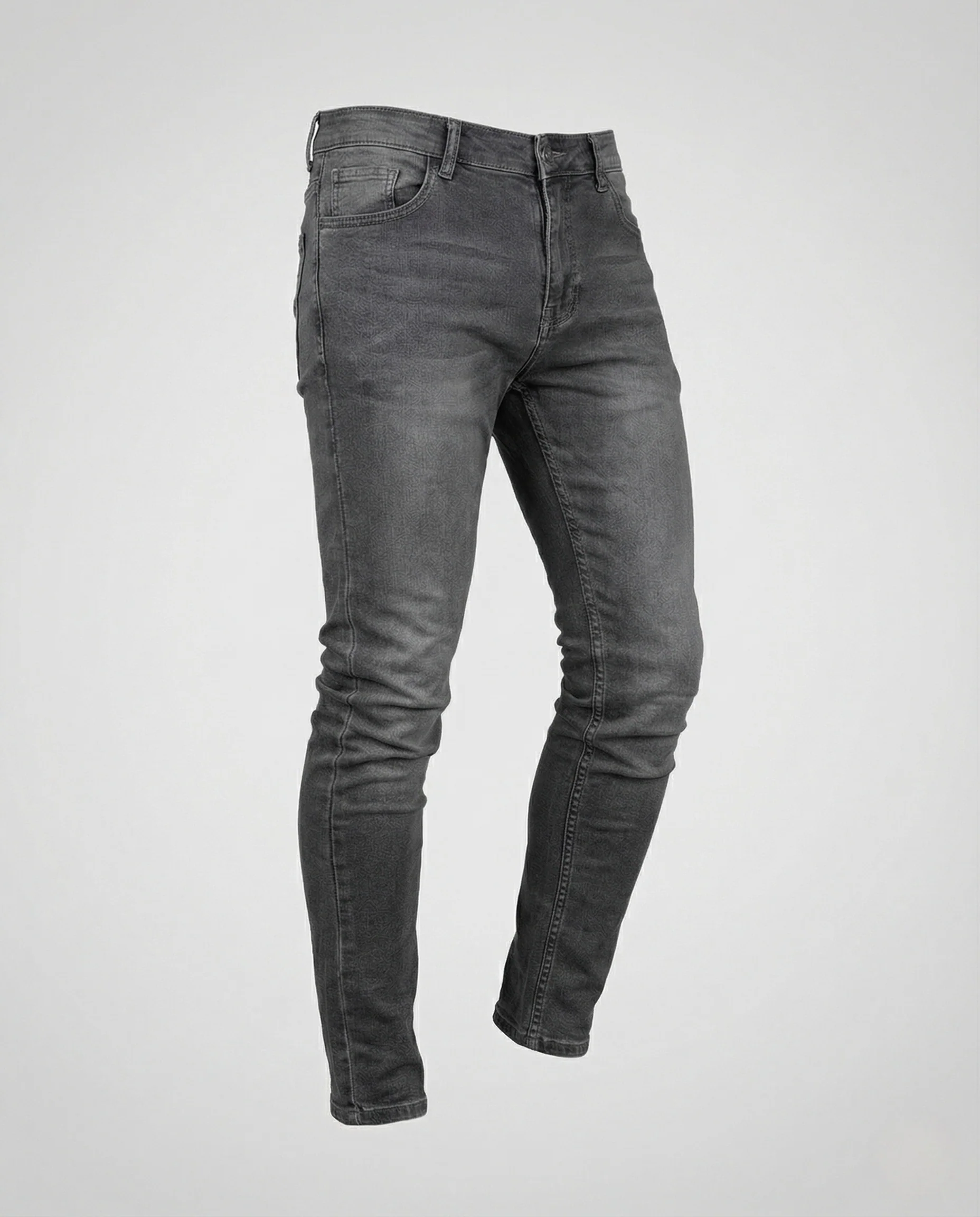 Herren Stretch Jeans Schmal Geschnitten mit Elastischem Bund - Image 5