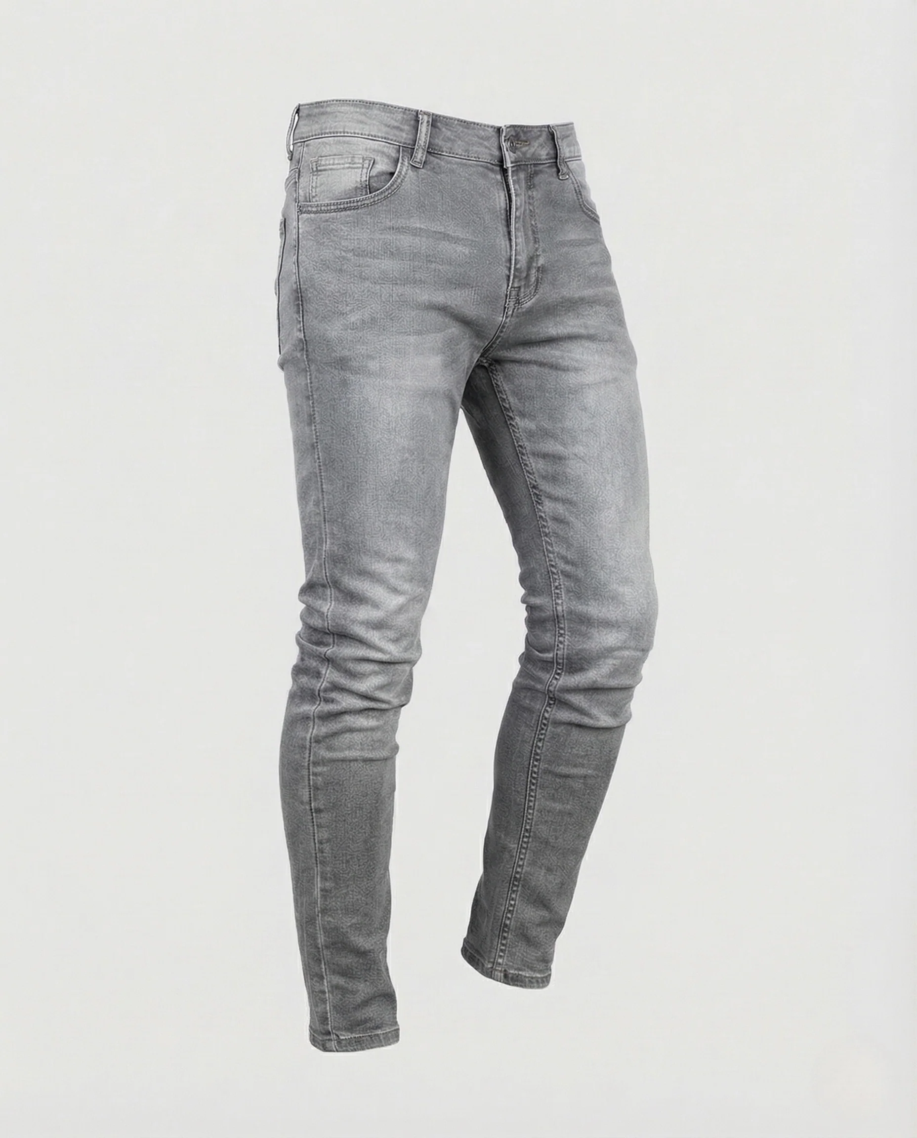 Herren Stretch Jeans Schmal Geschnitten mit Elastischem Bund - Image 6