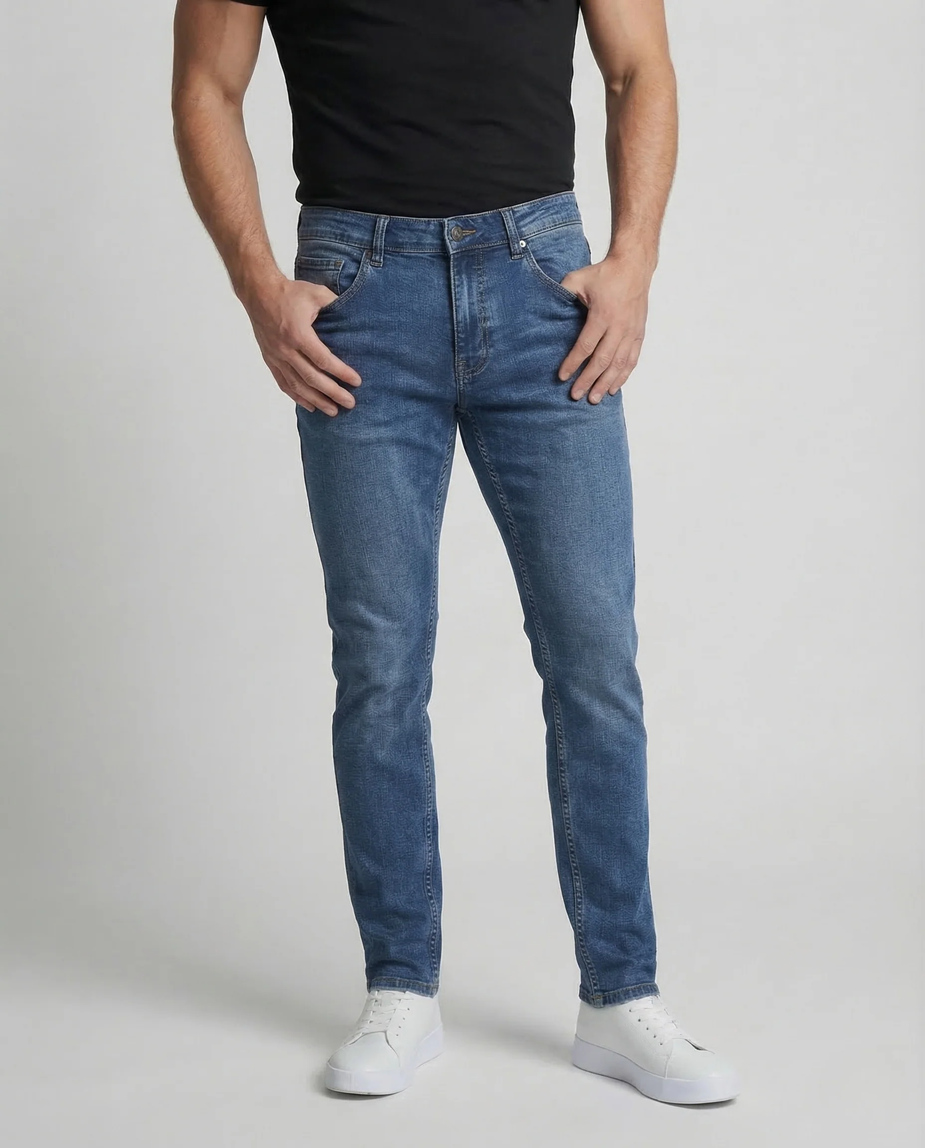 Herren Jeans Slim Gerade - Image 2