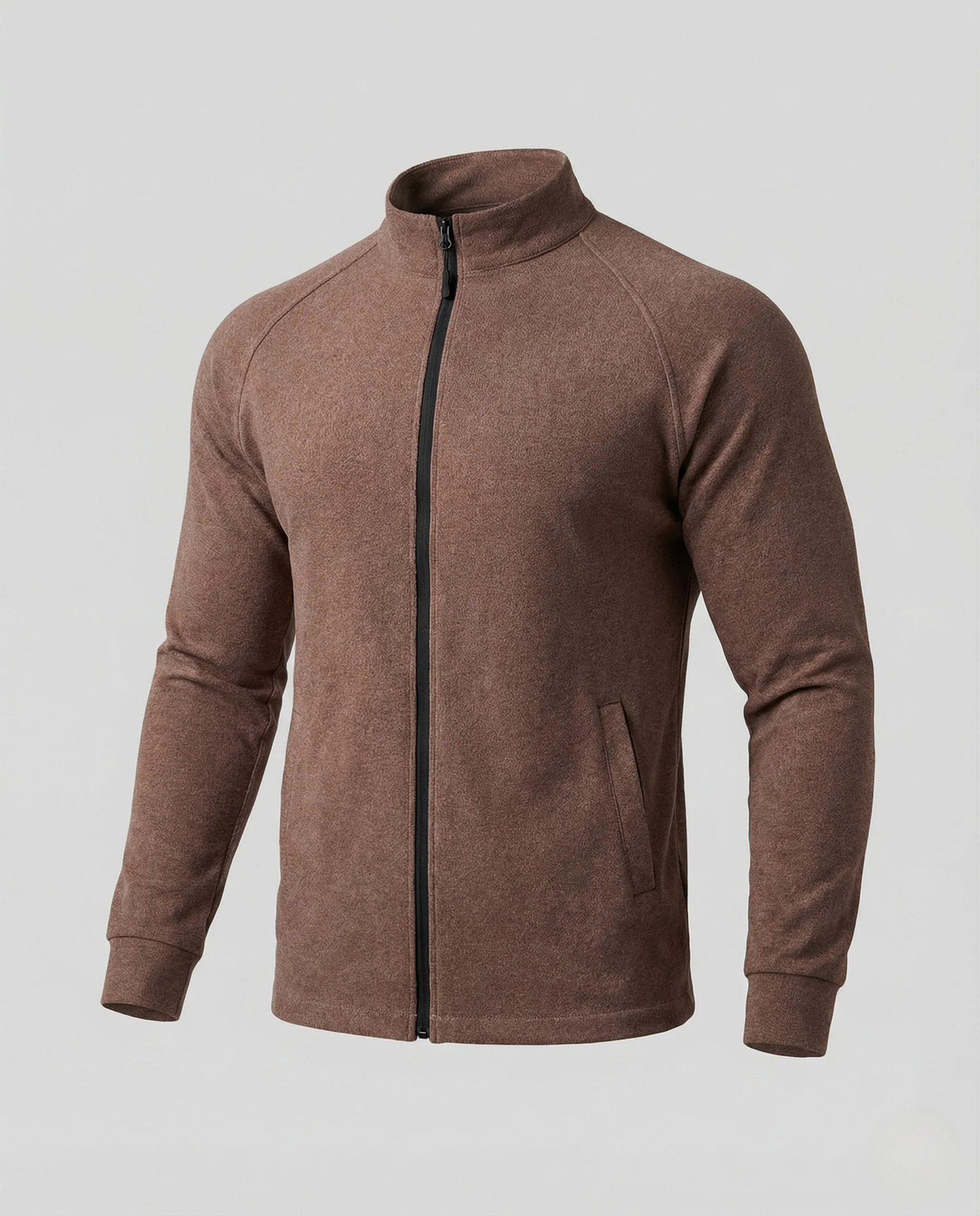 Zipjacke Strickfleece Slim Herren - Image 5