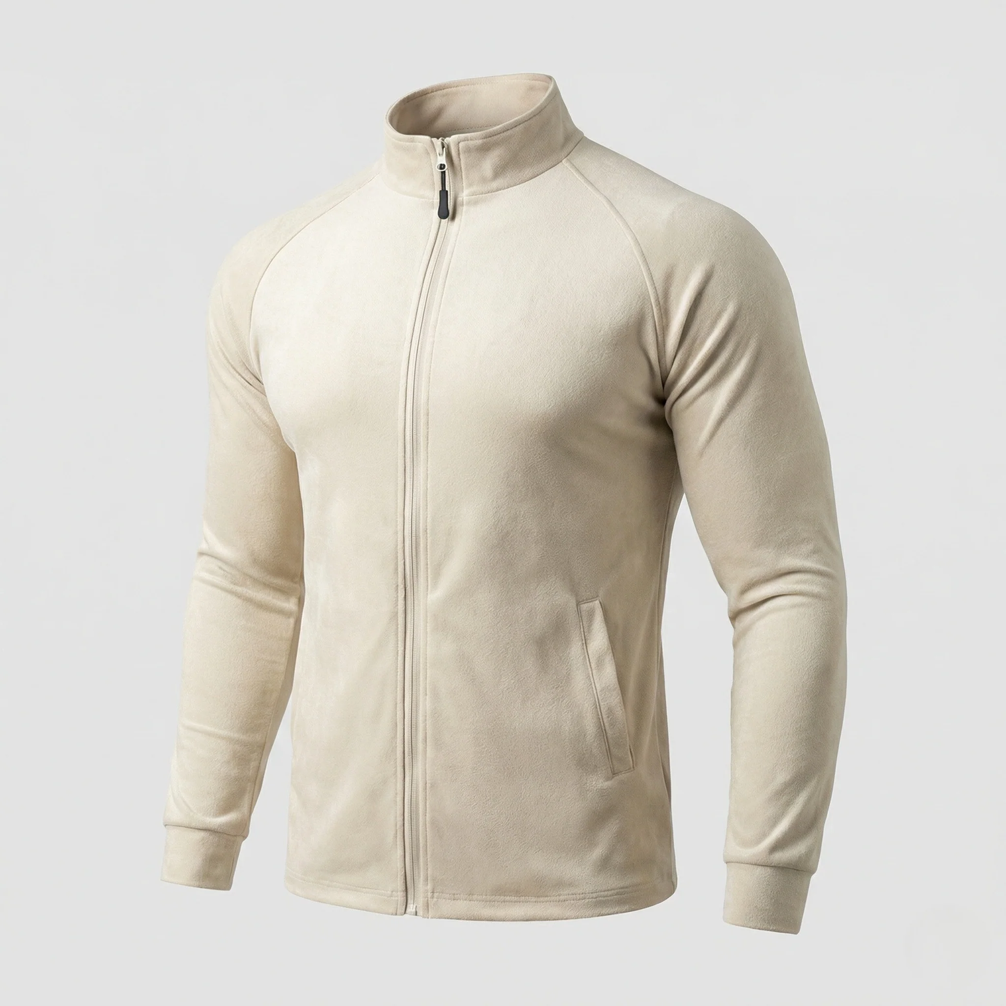 Zipjacke Strickfleece Slim Herren - Image 6