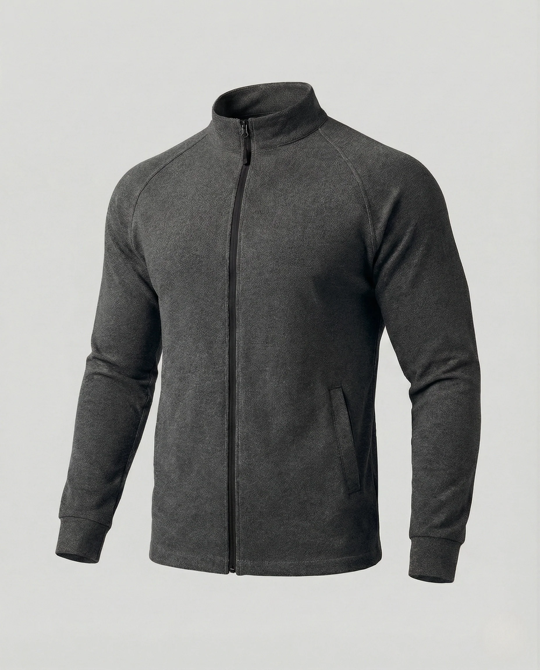 Zipjacke Strickfleece Slim Herren - Image 7