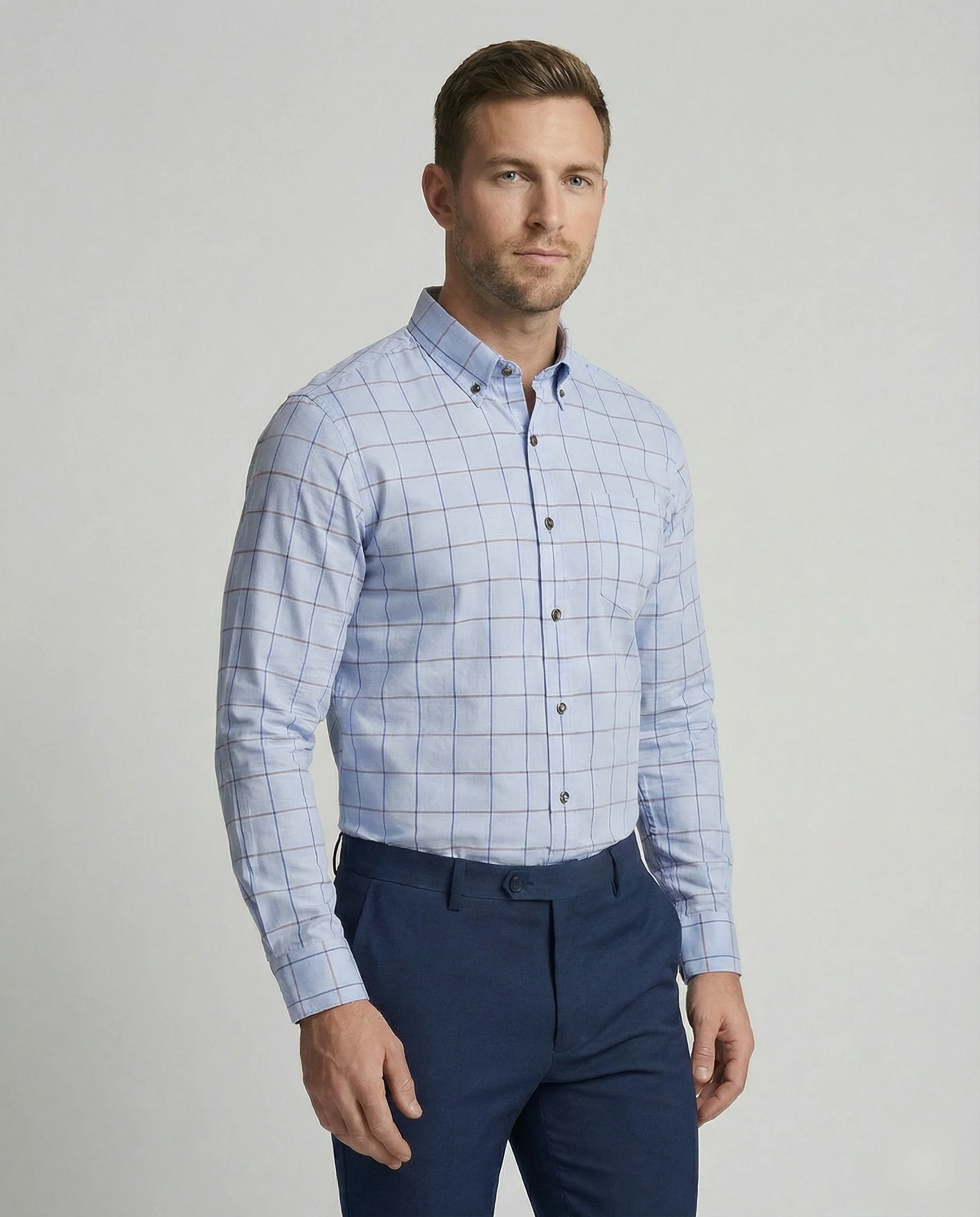 Herren Businesshemd Slim Kentkragen - Image 16