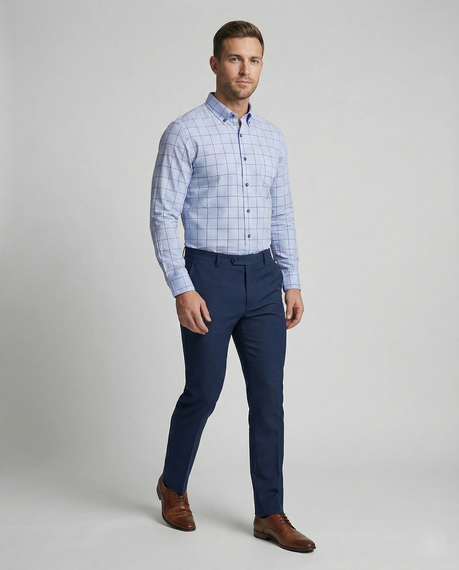 Herren Businesshemd Slim Kentkragen - Image 7
