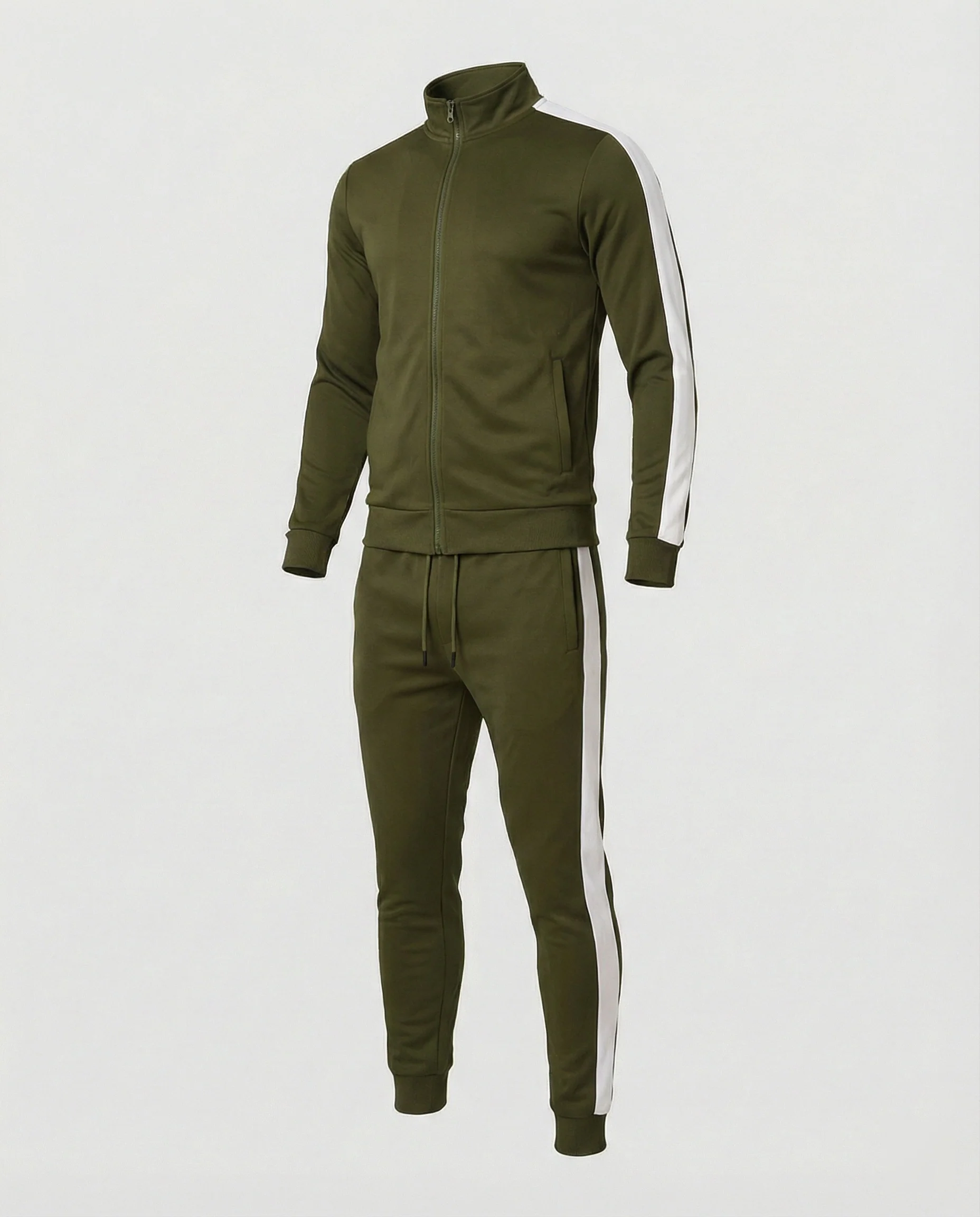 Herren Trainingsanzug Slim Fit mit Stehkragen - Image 5