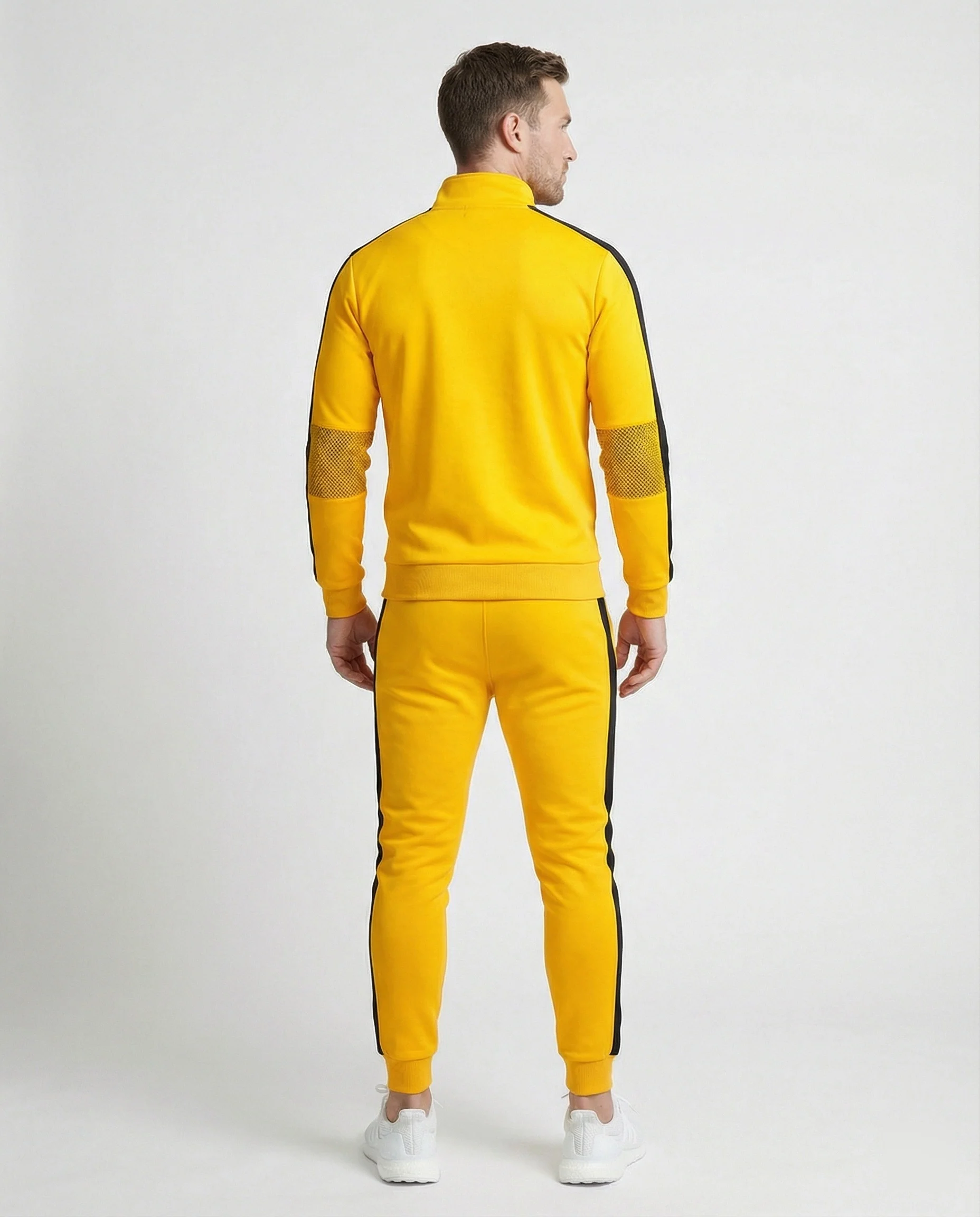 Herren Trainingsanzug Slim Fit mit Stehkragen - Image 8