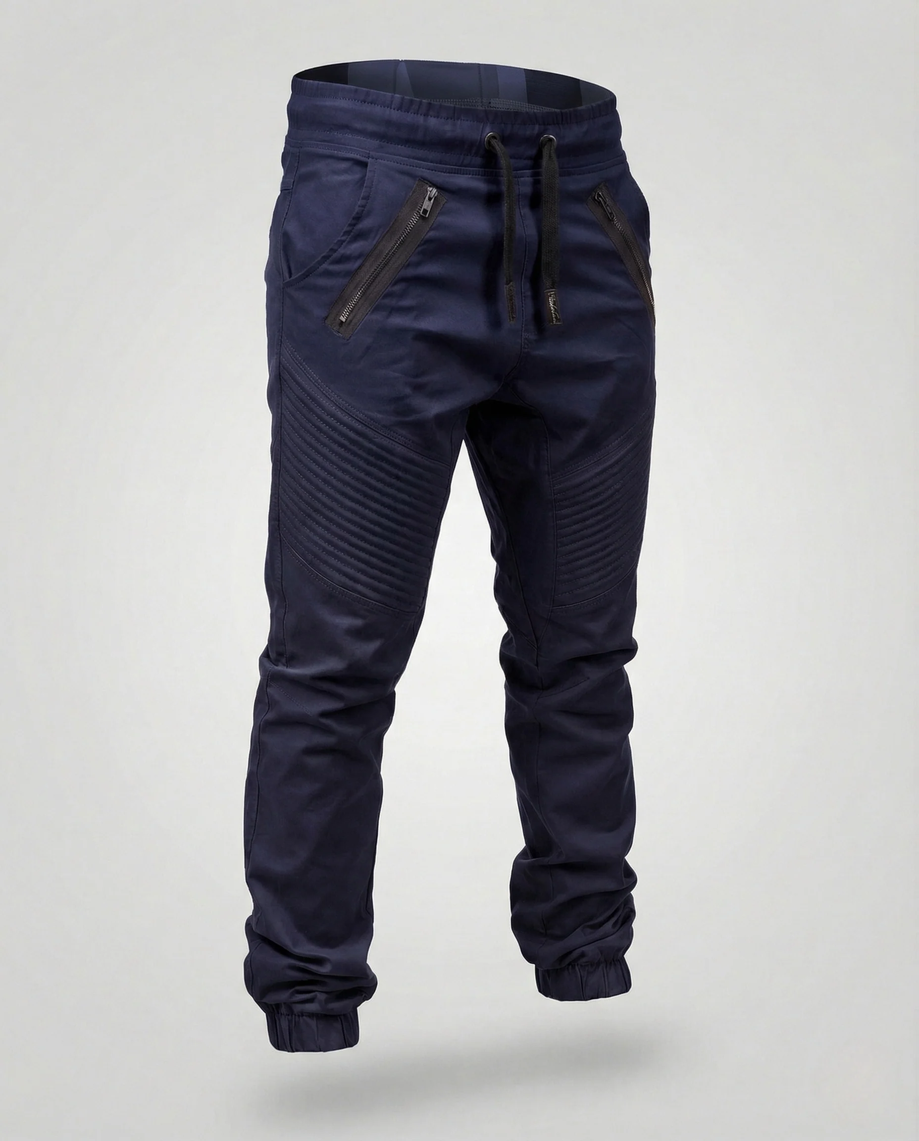 Herren Biker Jogginghose mit Steppdetails - Image 10