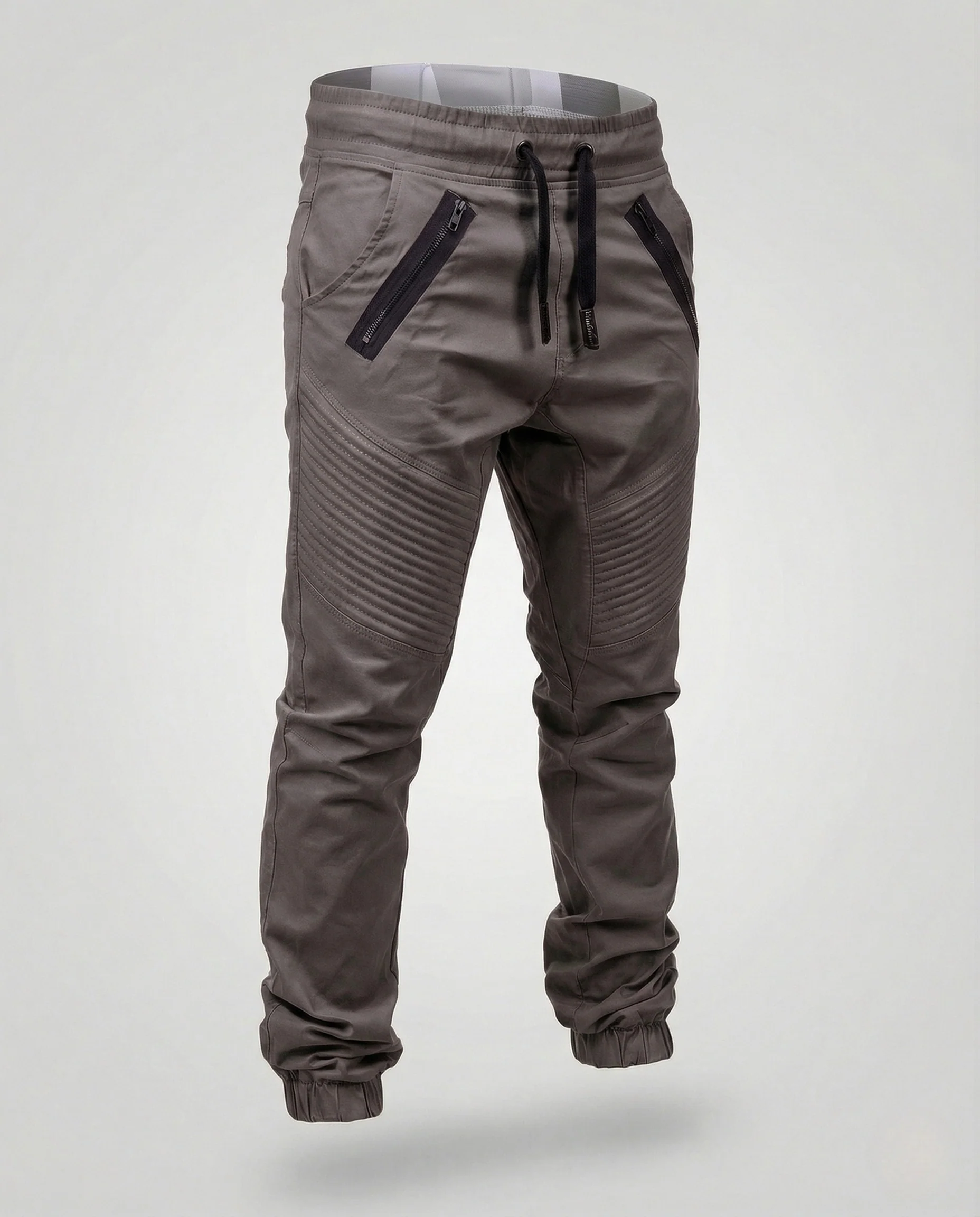 Herren Biker Jogginghose mit Steppdetails - Image 9