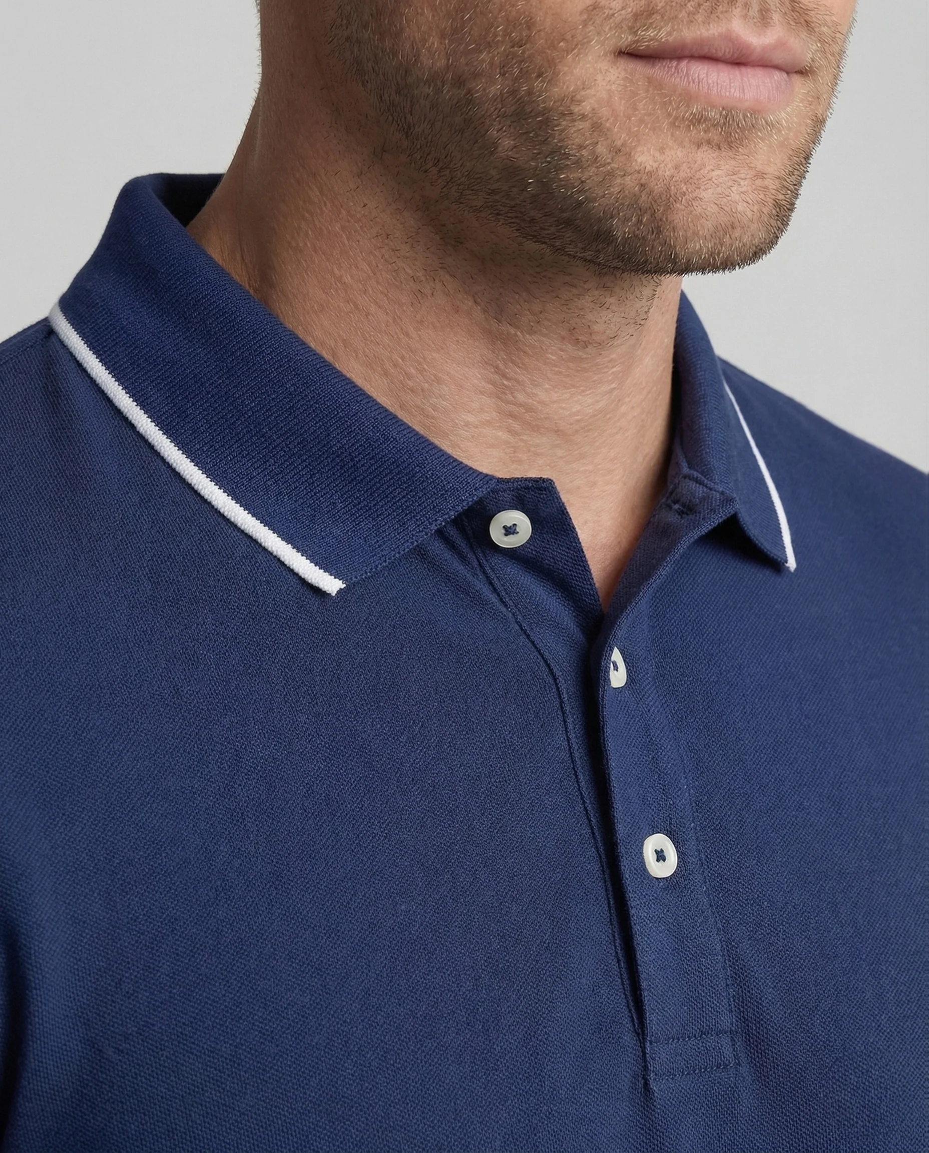 Herren Performance Poloshirt sportlich elegant mit Stretch - Image 4