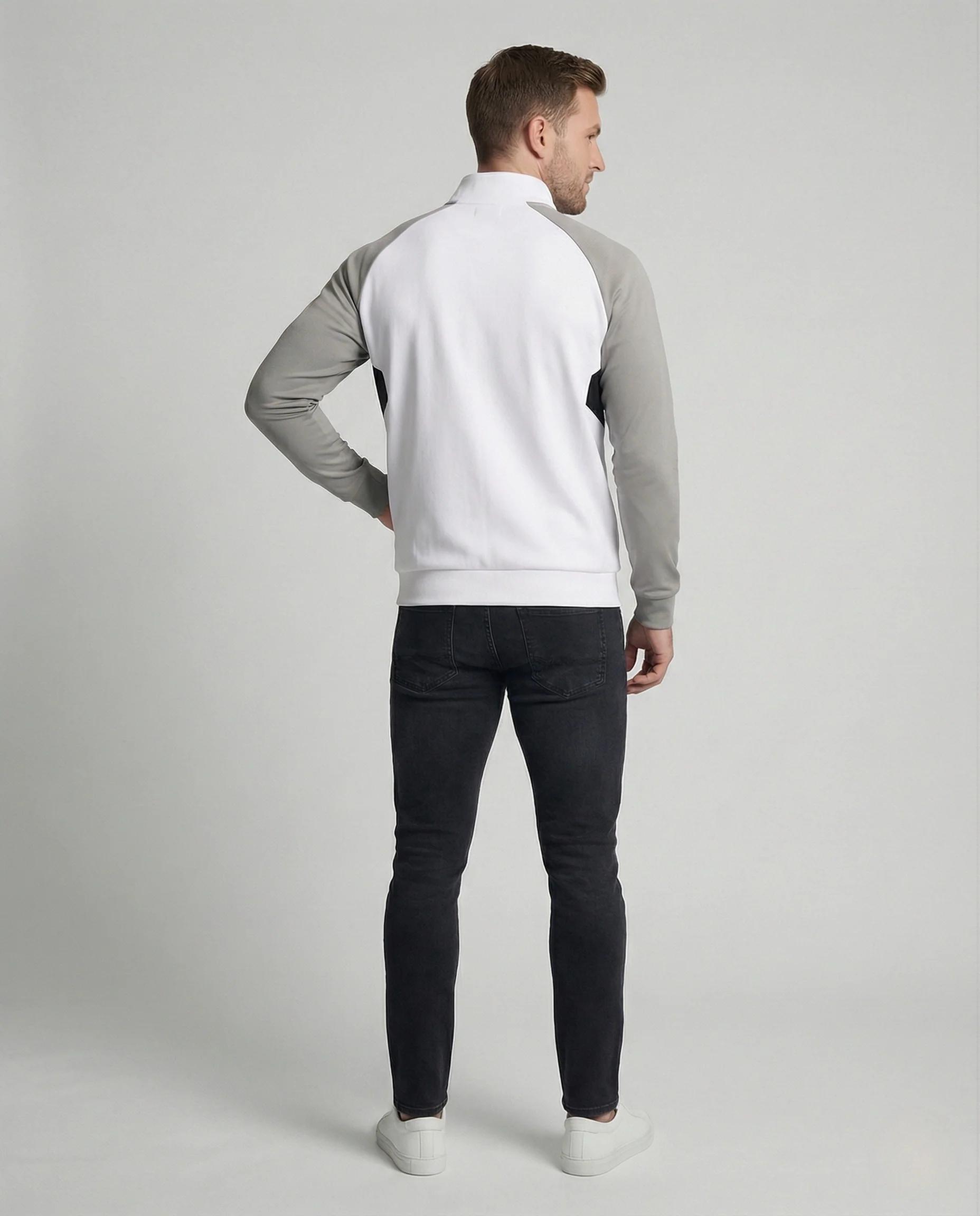 Trainingsjacke Sportlich Mit Raglan Herren - Image 3