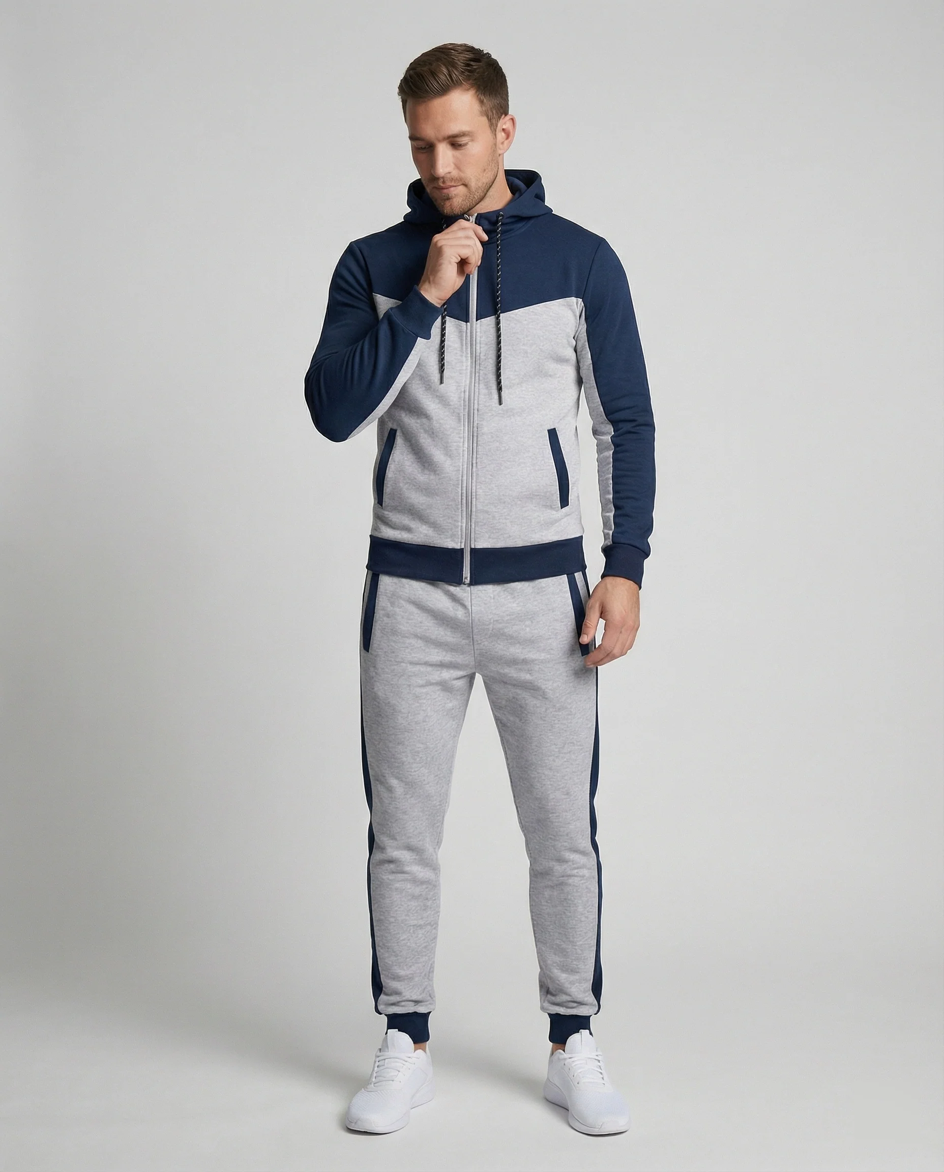 Herren Sportlicher Jogginganzug Slim Fit - Image 7