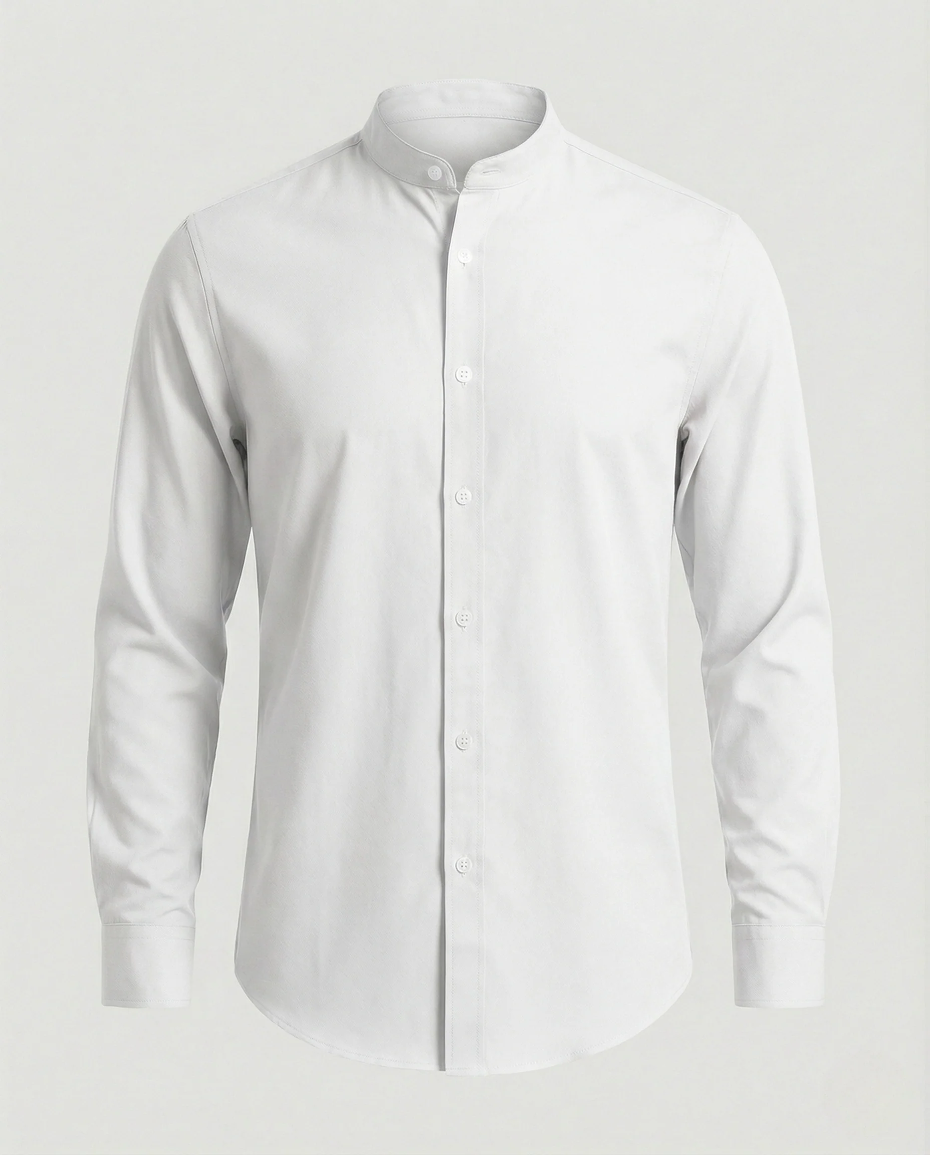 Stehkragenhemd Slim Fit Herren - Image 14
