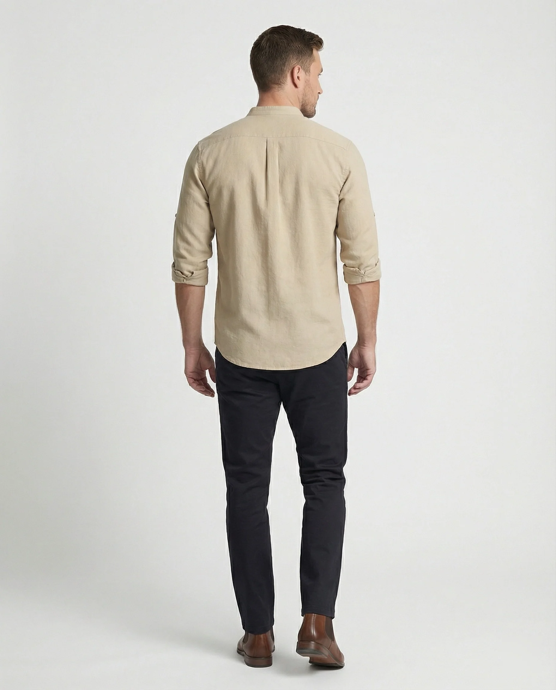 Herren Stehkragenhemd Regular Fit - Image 6