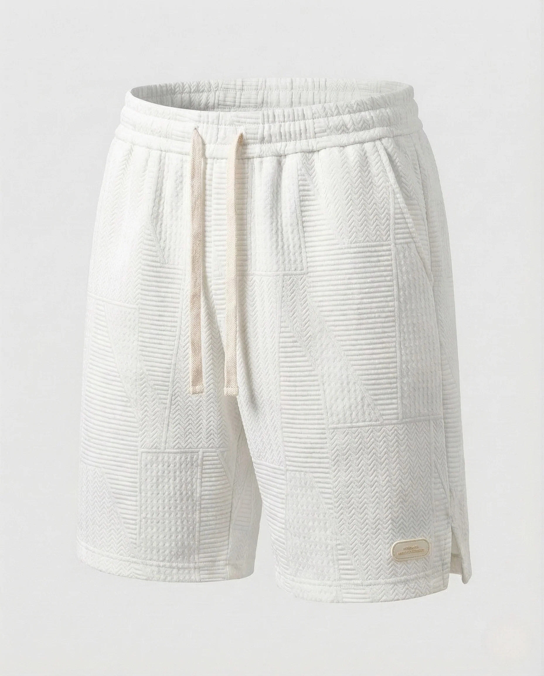 Herren Joggingshorts Struktur Elastikbund - Image 7