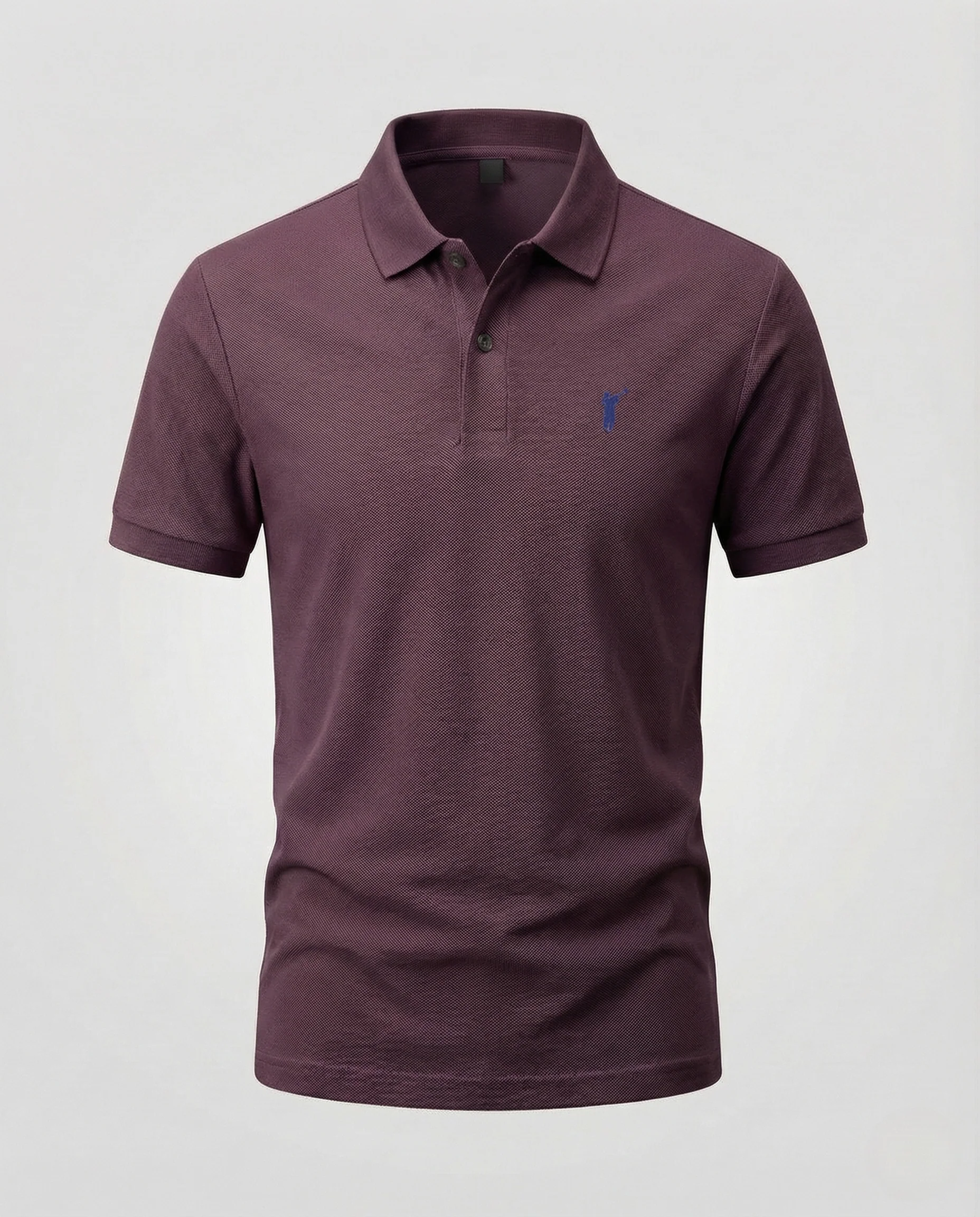 Herren Piqué Polohemd mit Bruststick und Rippabschlüssen - Image 18
