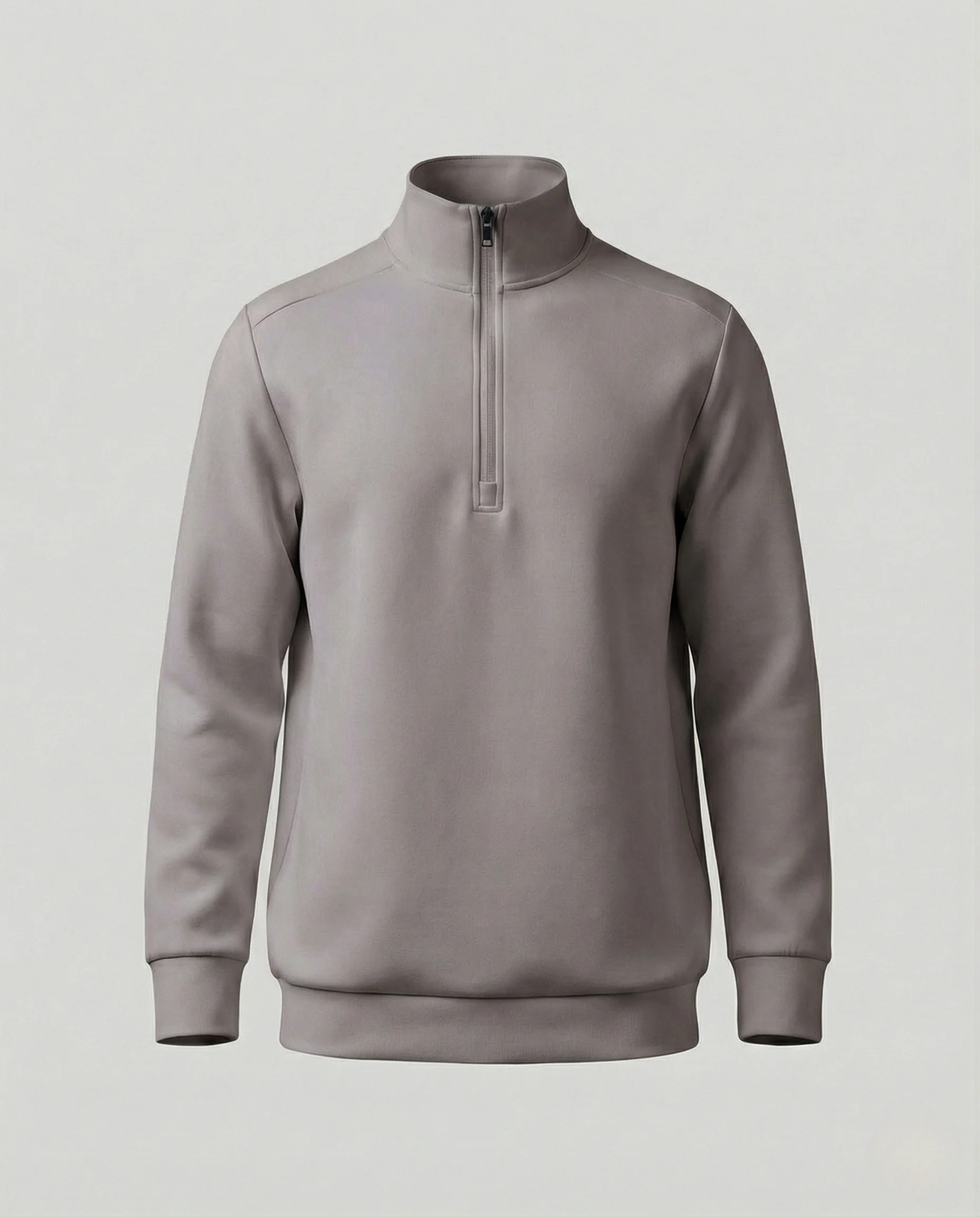 Herren Sweatshirt mit Stehkragen und Reißverschluss - Image 8