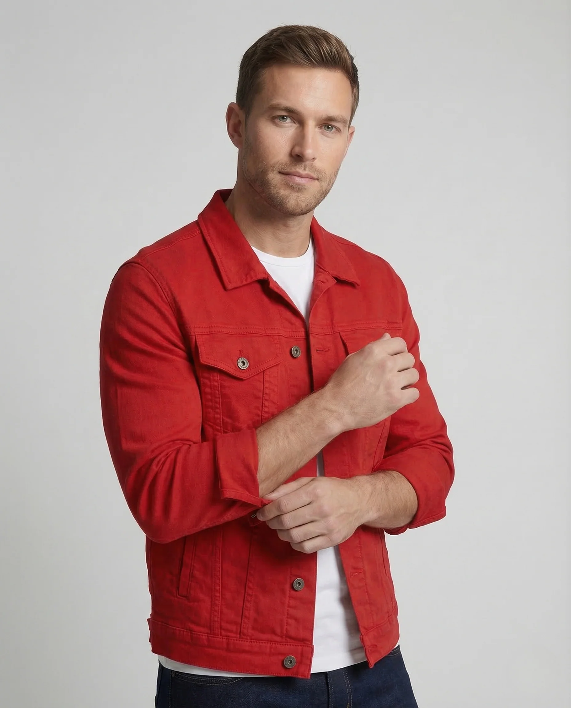 Herren Jeansjacke Trucker Stretch - Image 2
