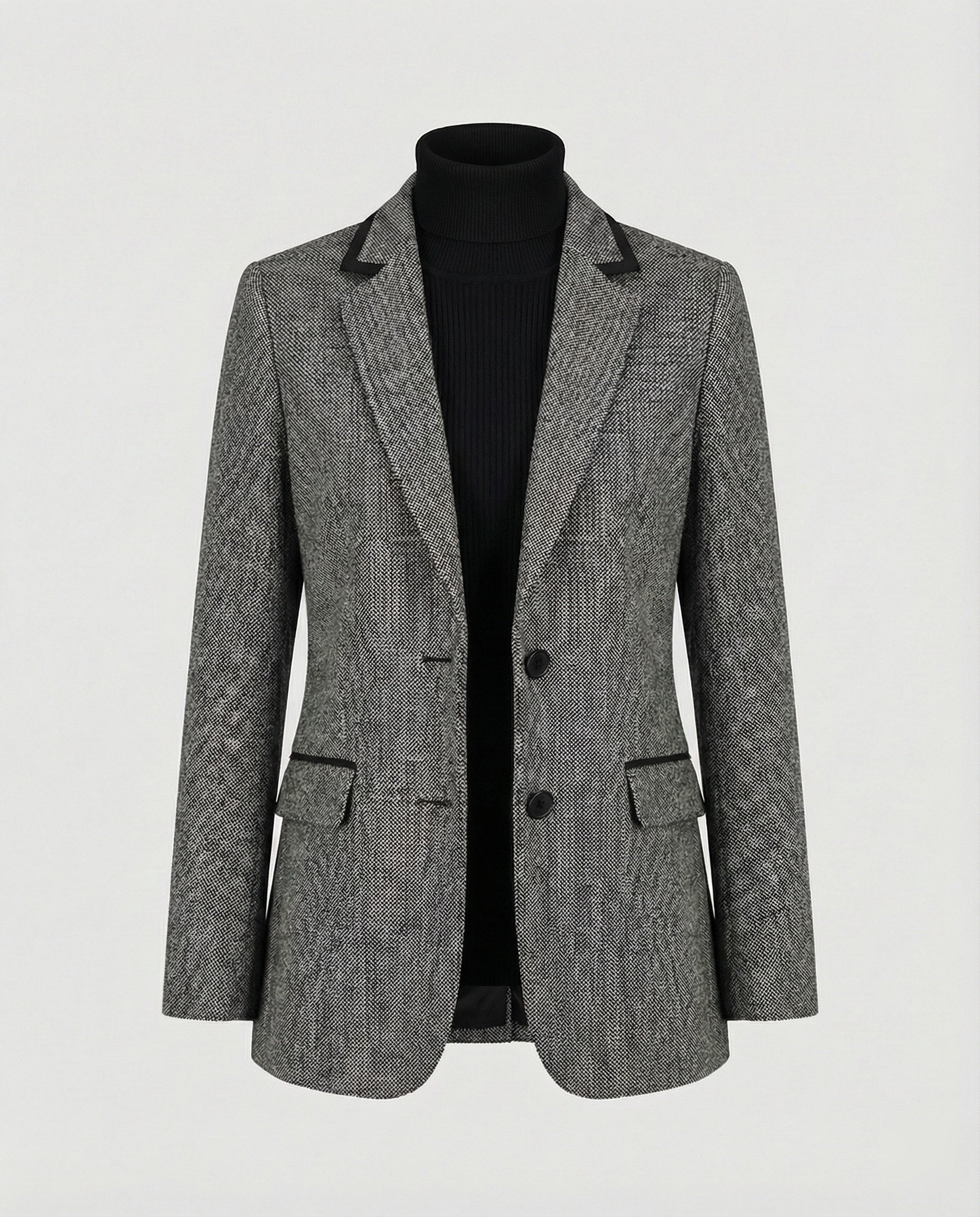 Herren Business Sakko Glencheck Slim Fit - Image 4