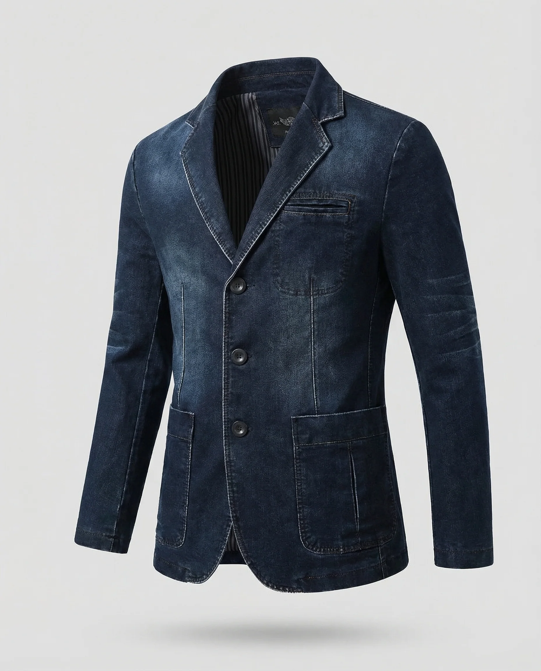 Herren Denim Sakko Casual - Image 5