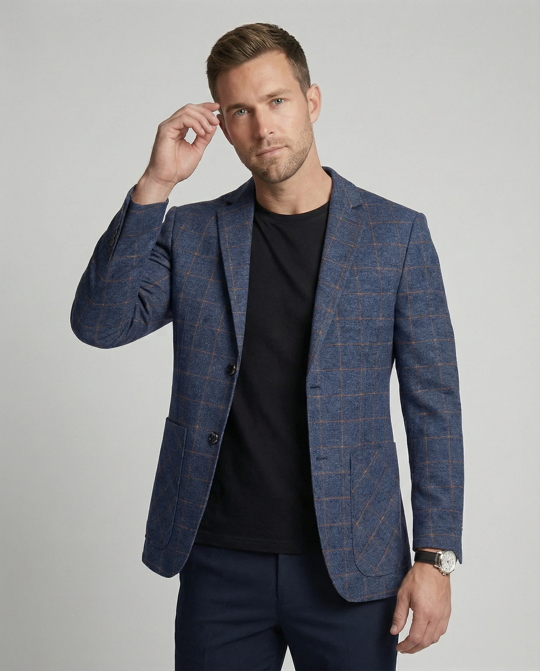 Herren Karosakko Slim Fit Business - Image 7