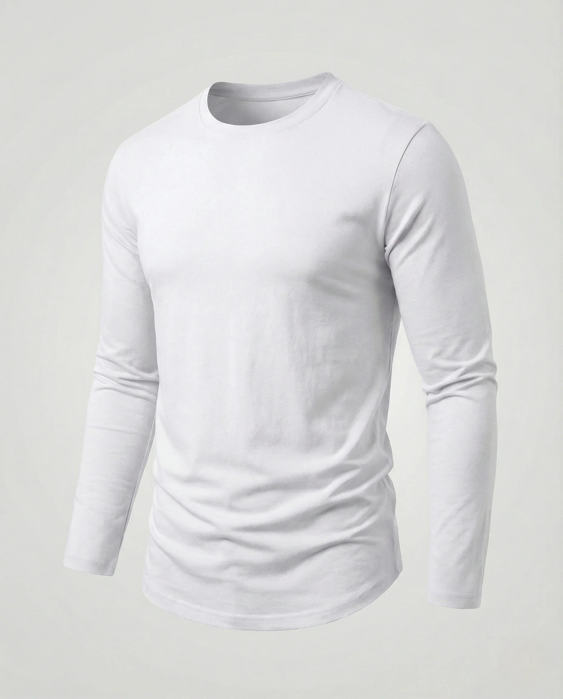 Herren Langarmshirt mit Rundhalsausschnitt - Image 10