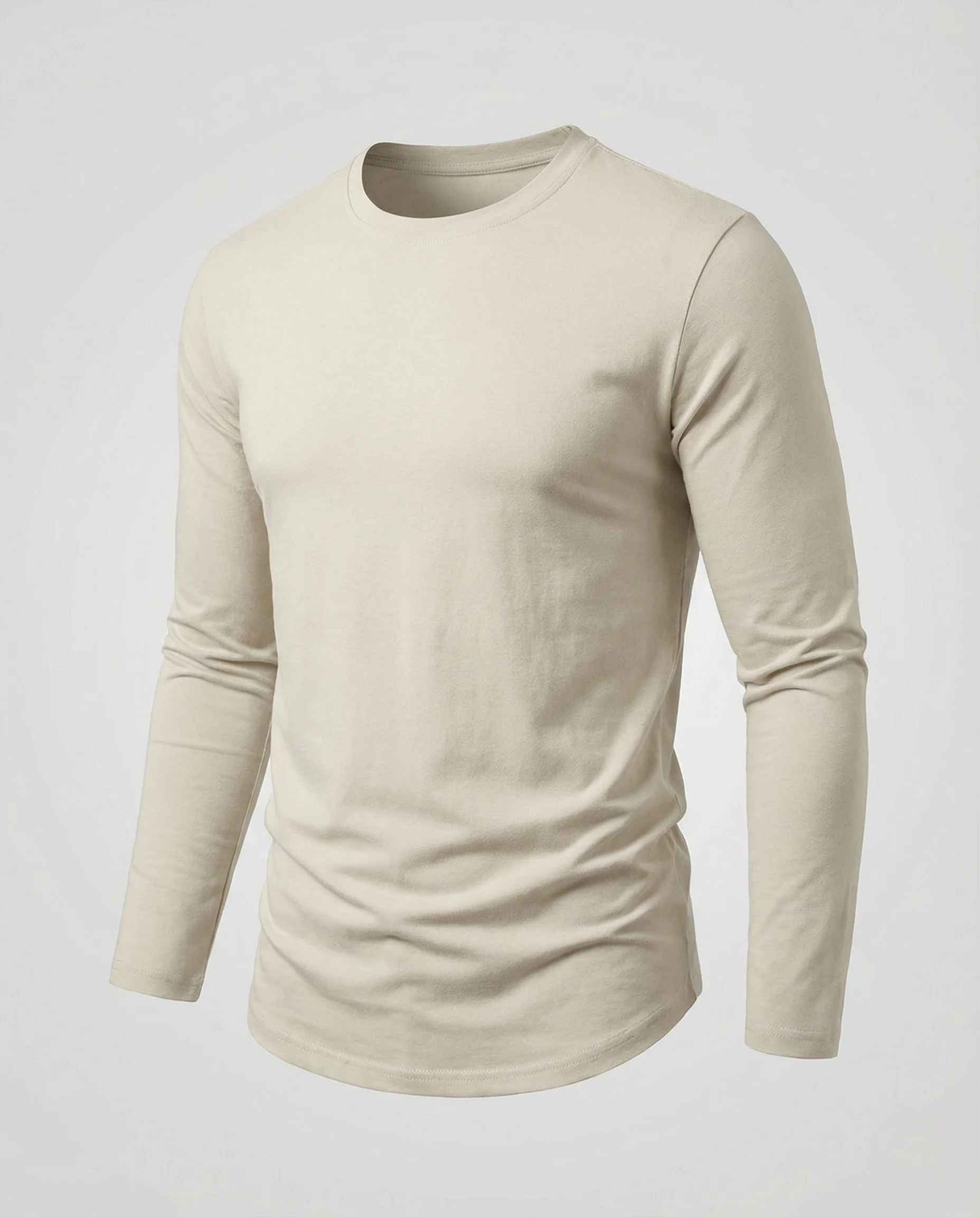 Herren Langarmshirt mit Rundhalsausschnitt - Image 6