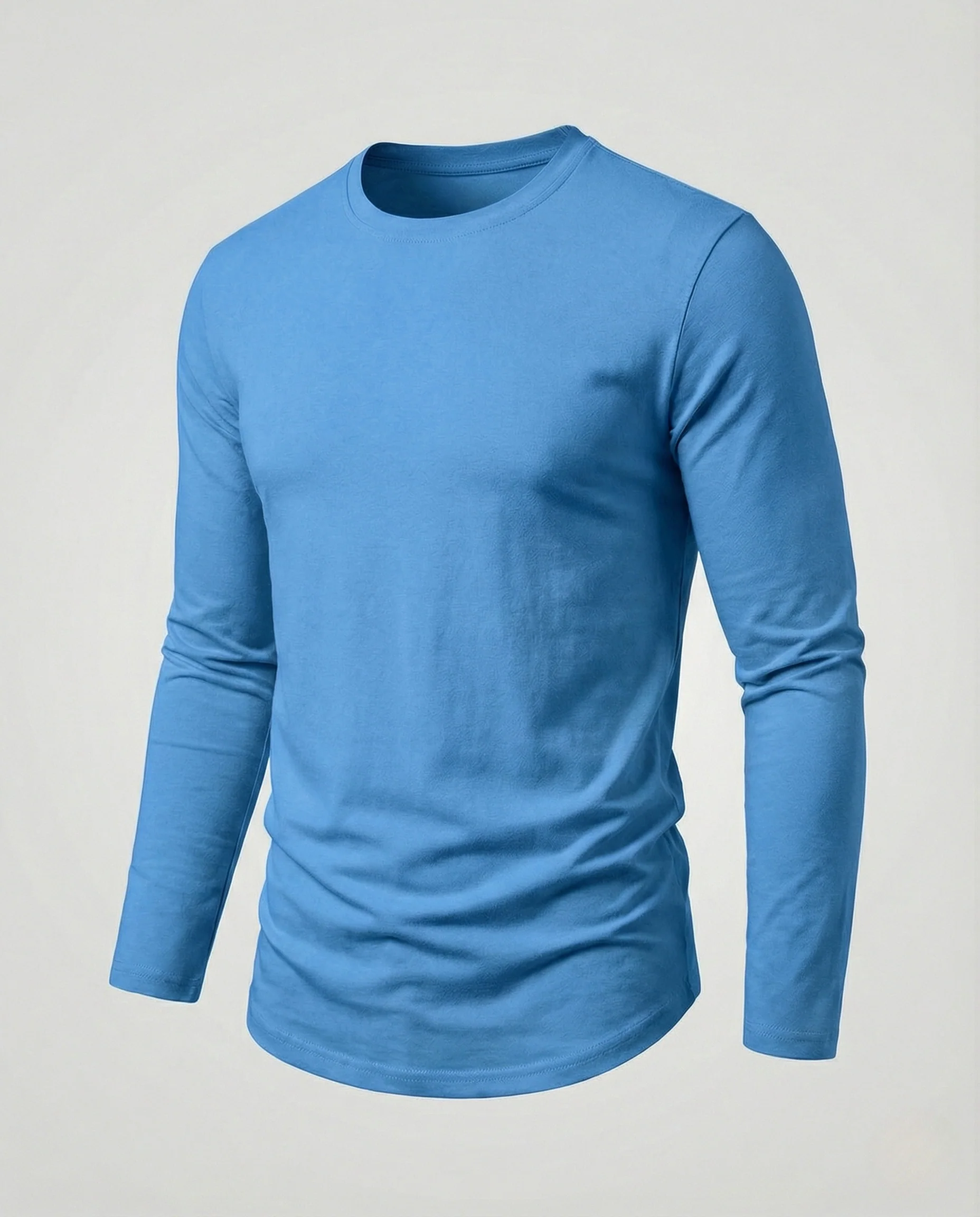 Herren Langarmshirt mit Rundhalsausschnitt - Image 7