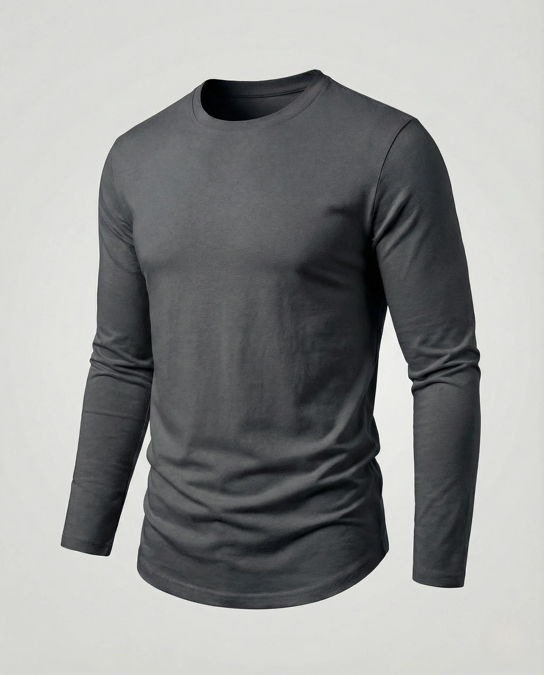 Herren Langarmshirt mit Rundhalsausschnitt - Image 8