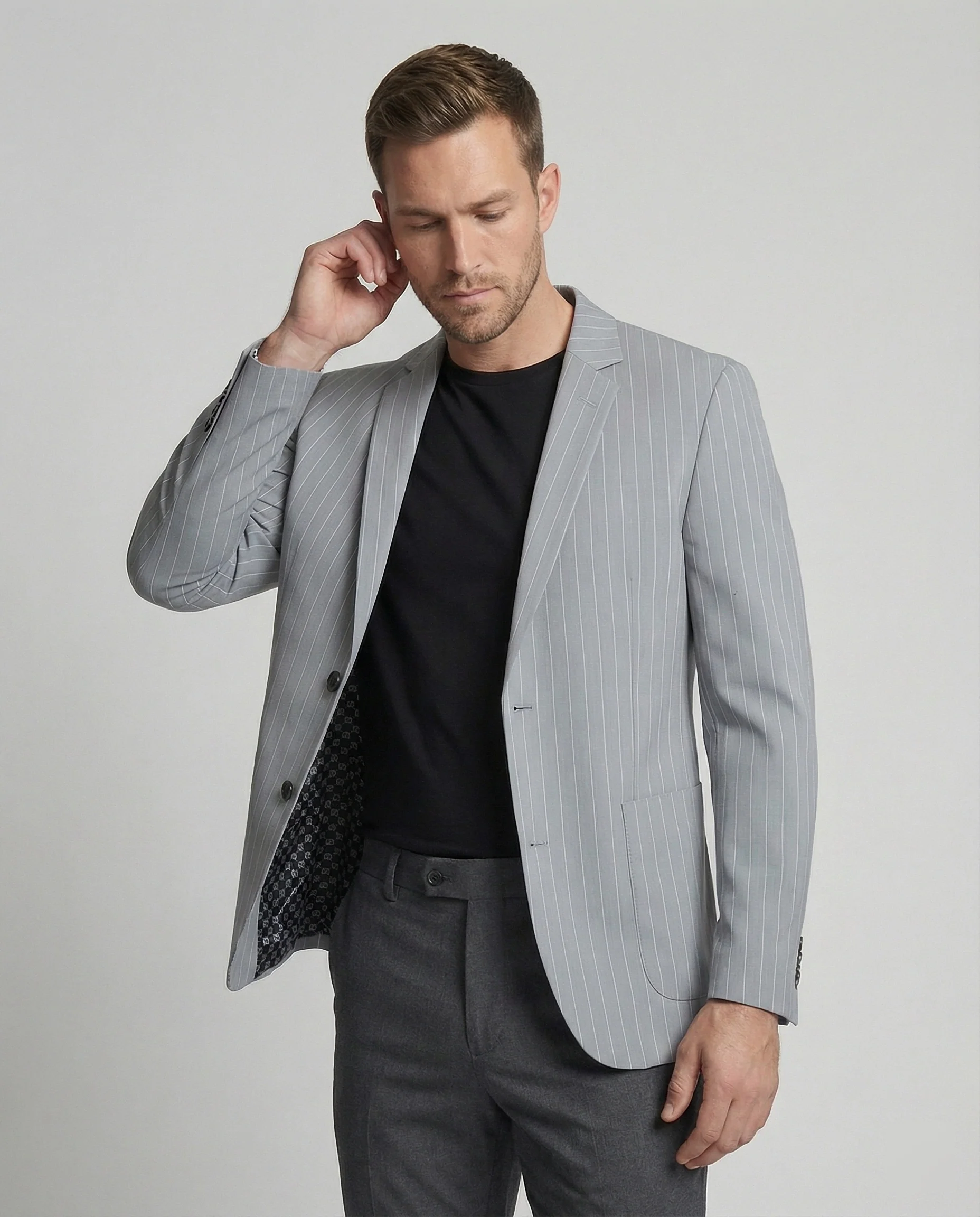 Herren Sakko Nadelstreifen slim - Image 8