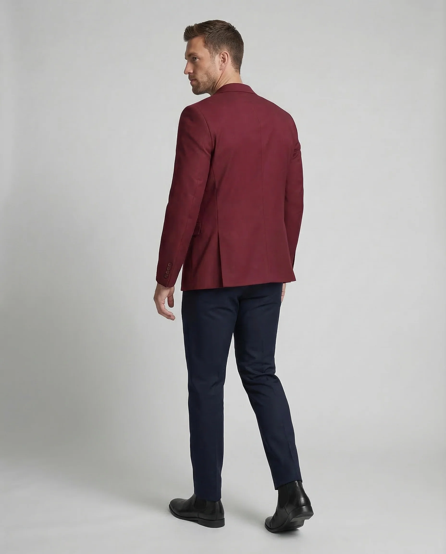 Herren Sakko Slim Revers - Image 4