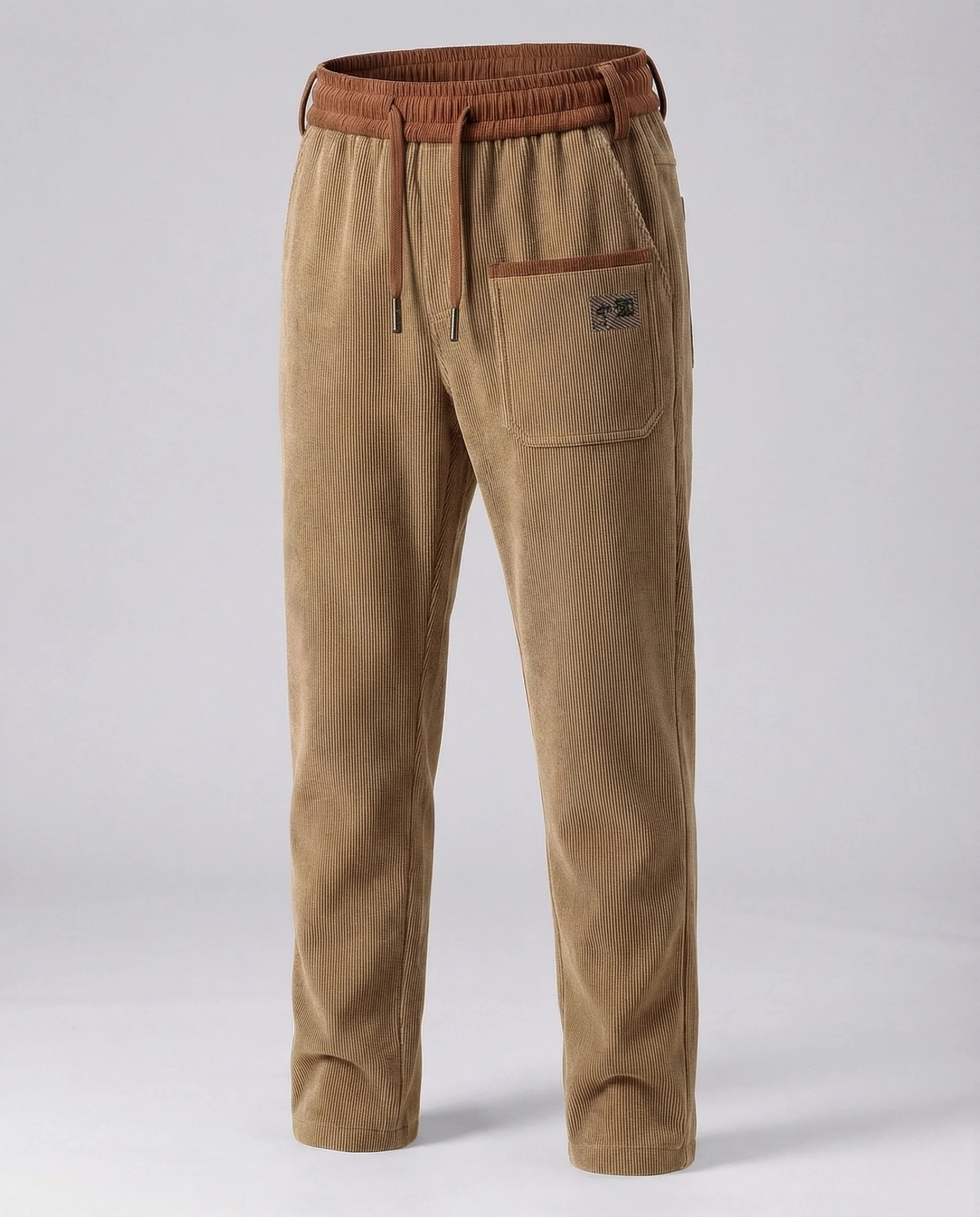 Herren Thermo Cord Jogginghose mit Fleece Innenfutter - Image 6