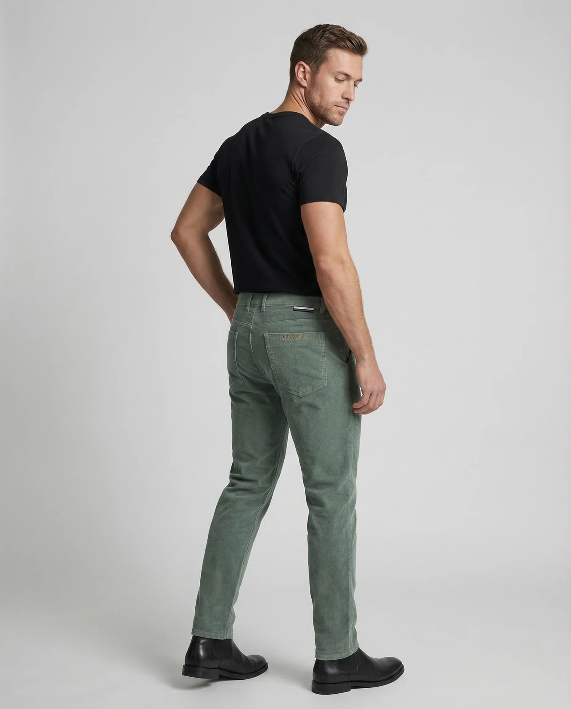Herren Cordhose Thermo Fleece Innenfutter - Image 4