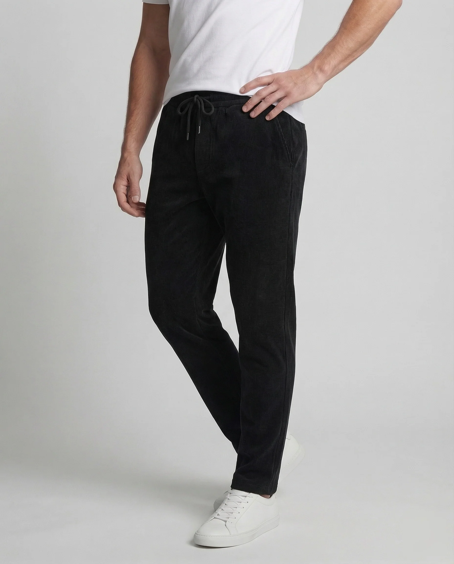 Herren Thermo Cordhose Fleecefutter Elastischer Bund - Image 2