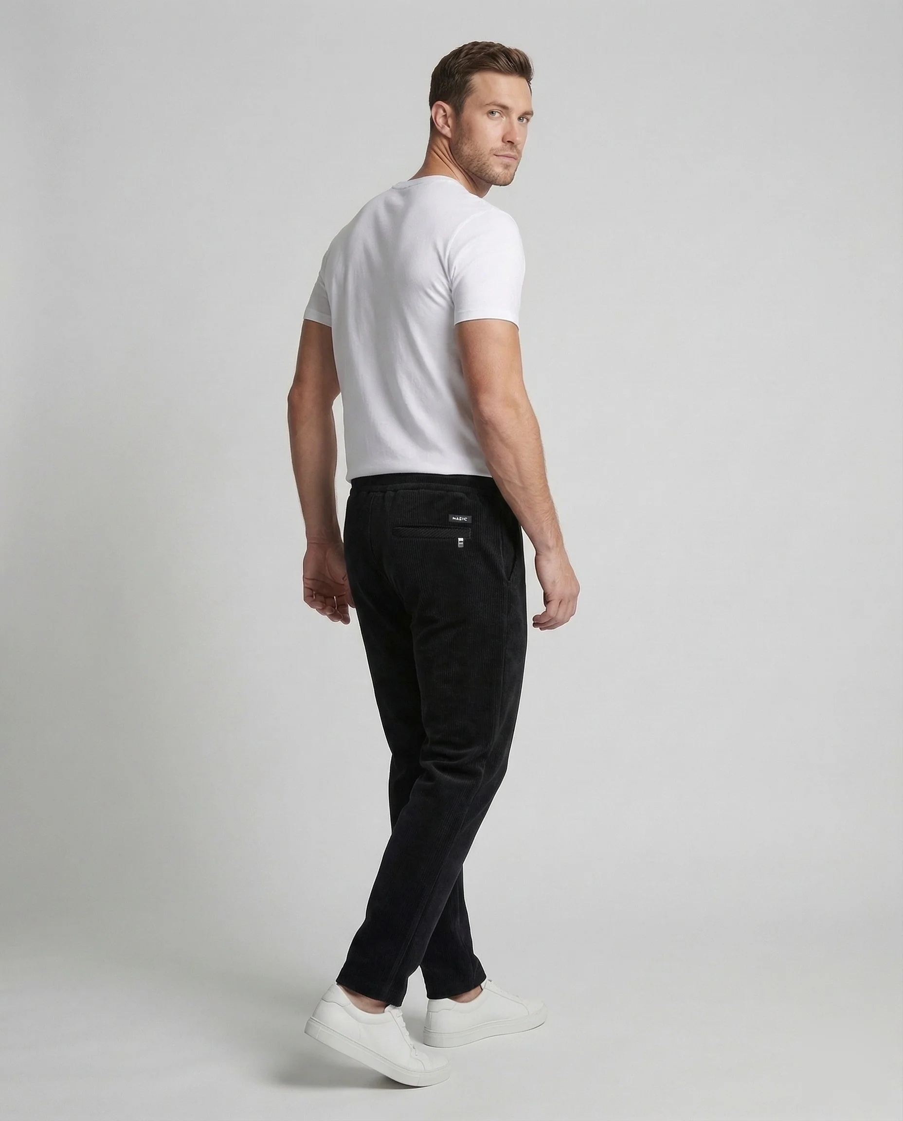 Herren Thermo Cordhose Fleecefutter Elastischer Bund - Image 4