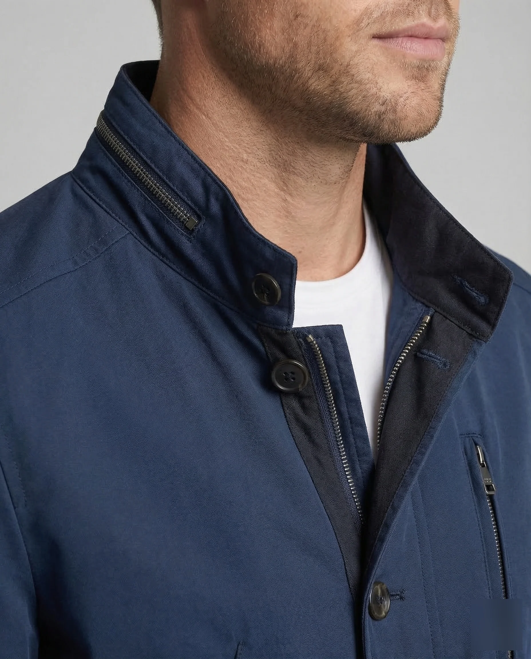 Herren Übergangsjacke Stehkragen - Image 3