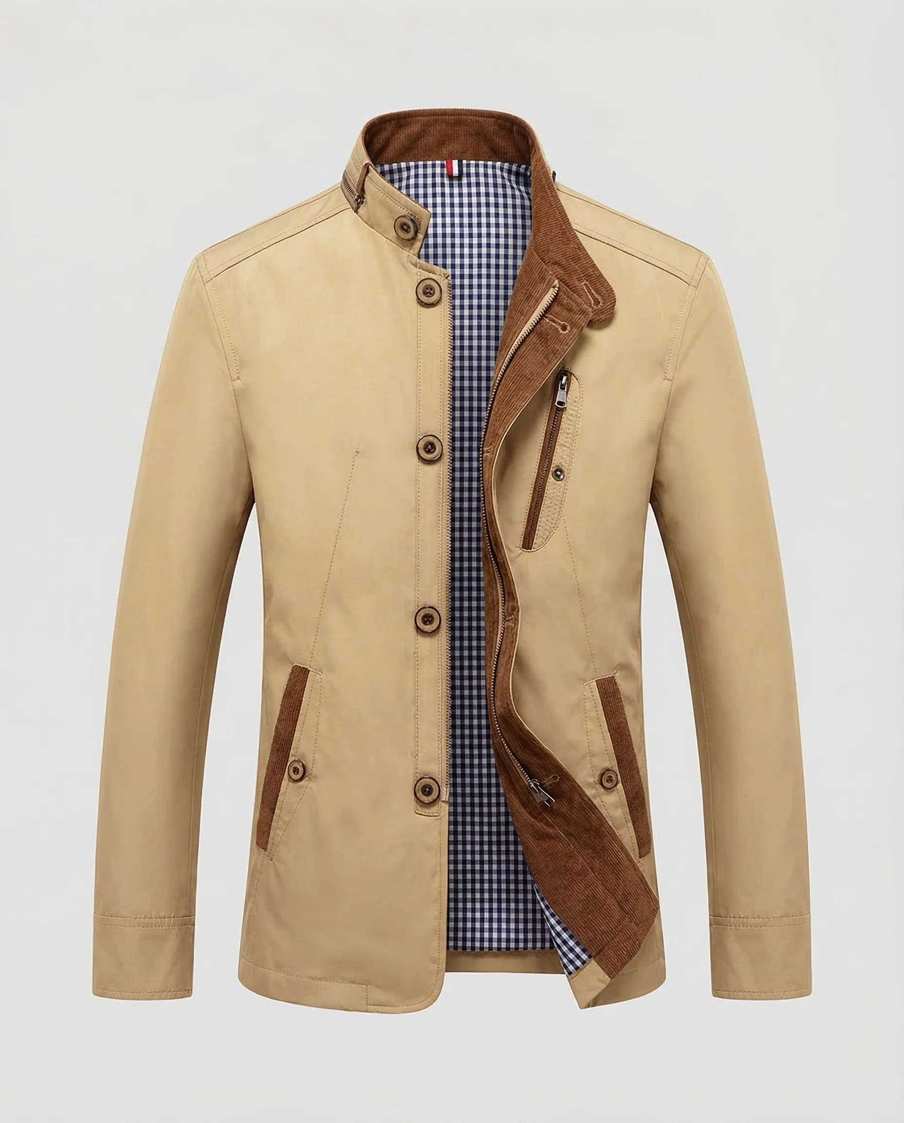Herren Übergangsjacke Stehkragen - Image 5