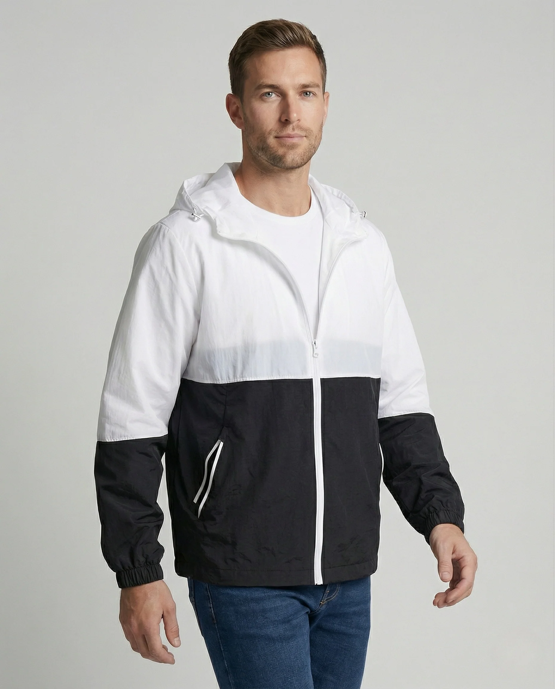 Herren Ultraleichte Kapuzen-Windjacke - Image 2
