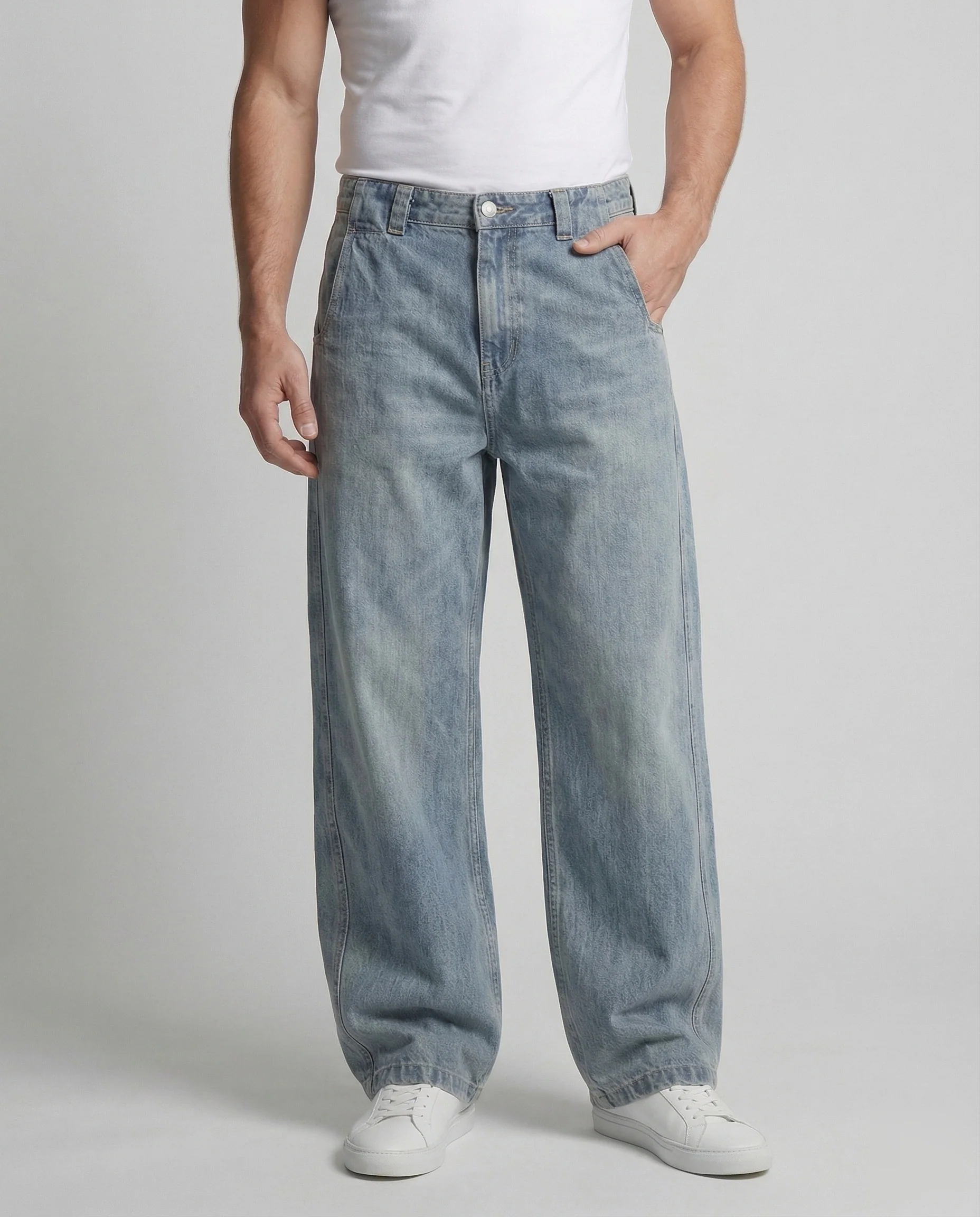 Herren Denim Hose Ultraweit - Image 2