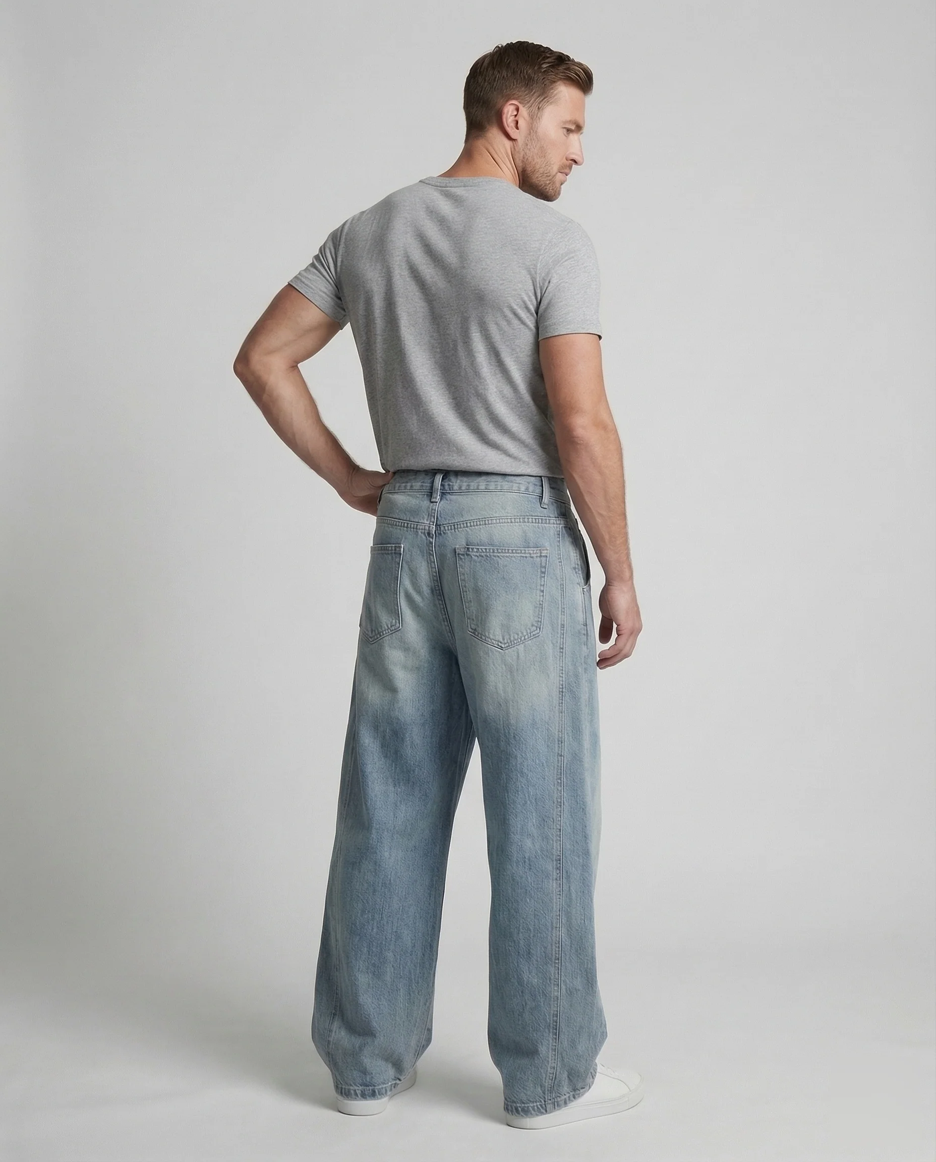 Herren Denim Hose Ultraweit - Image 4