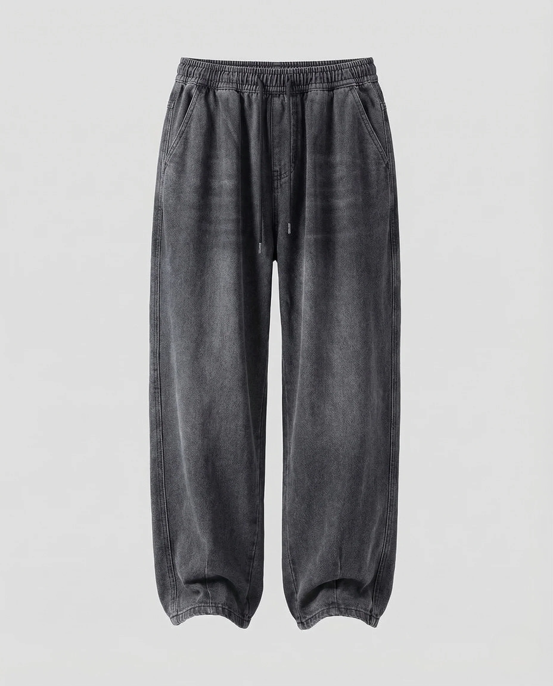 Herren Ultraweite Jeanshose Urban Style mit Elastischem Bund - Image 5