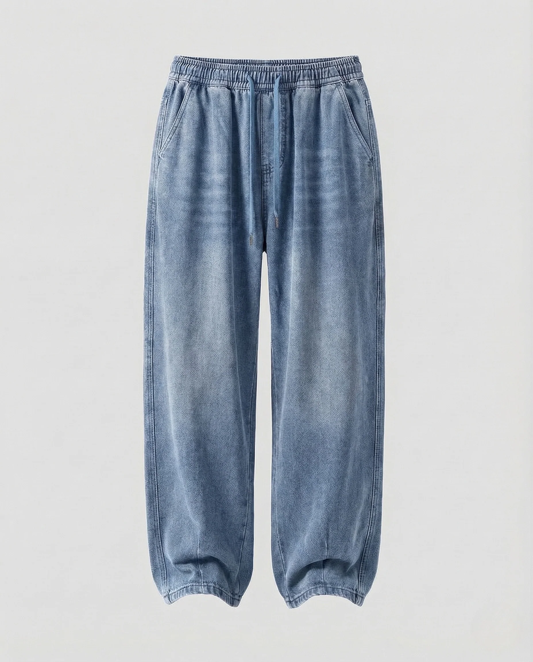 Herren Ultraweite Jeanshose Urban Style mit Elastischem Bund - Image 6