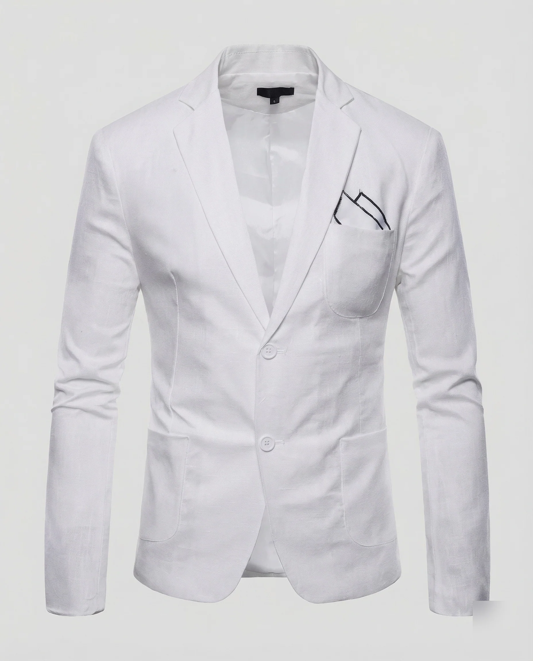 Herren Leinen Blazer Sommer - Image 5