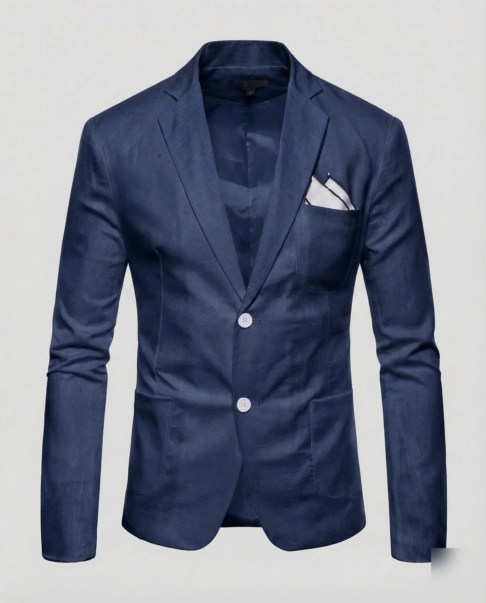 Herren Leinen Blazer Sommer - Image 7