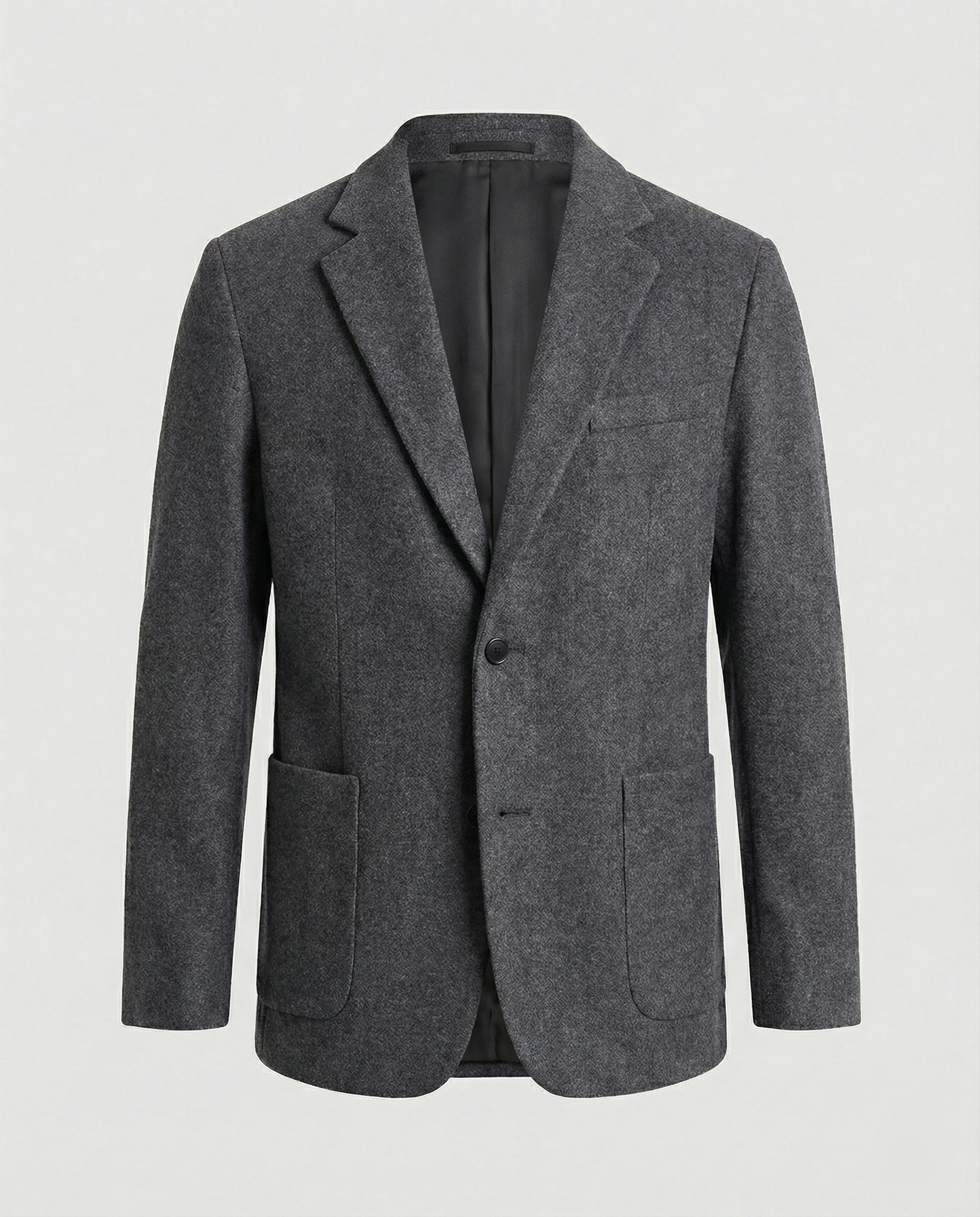 Herren unstrukturierter Sakko im entspannten Schnitt aus Wollmix mit weichem Revers, Brustleistentasche und eingelassenen Eingrifftaschen Heidi-Mode - Image 6