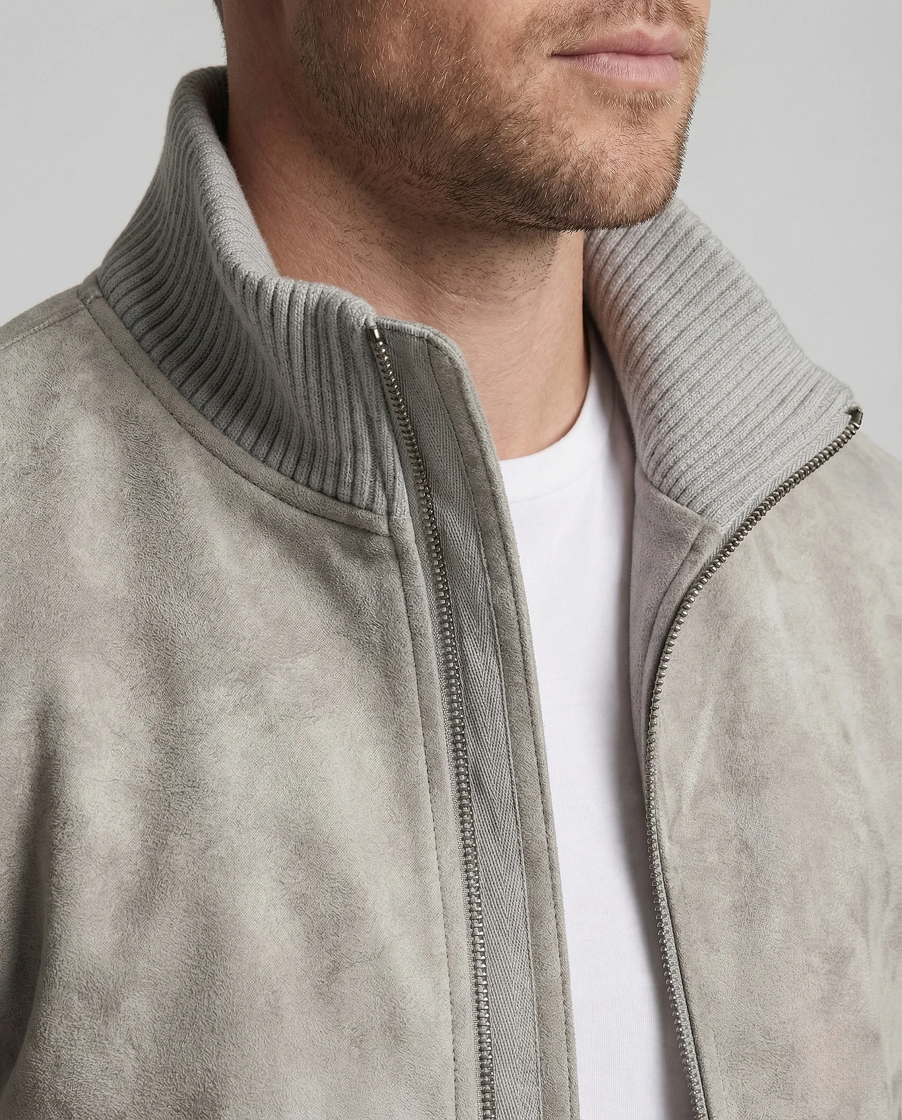 Herren Velours Bomberjacke Urban - Image 4