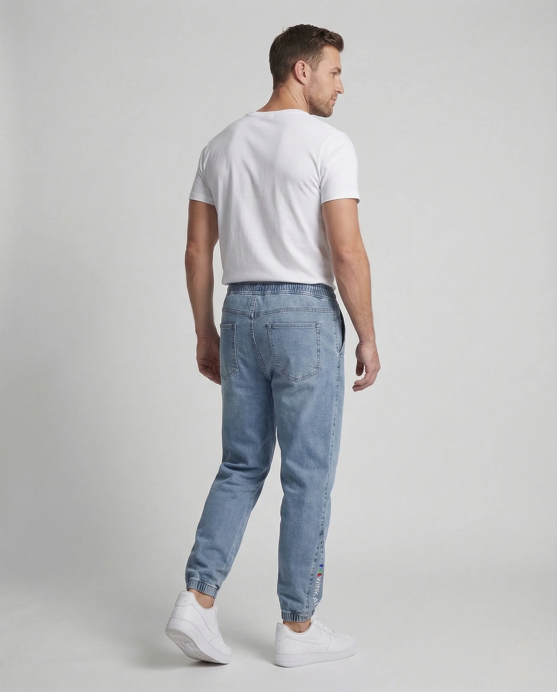 Herren Jeans Jogger mit Tunnelzugbund - Image 4