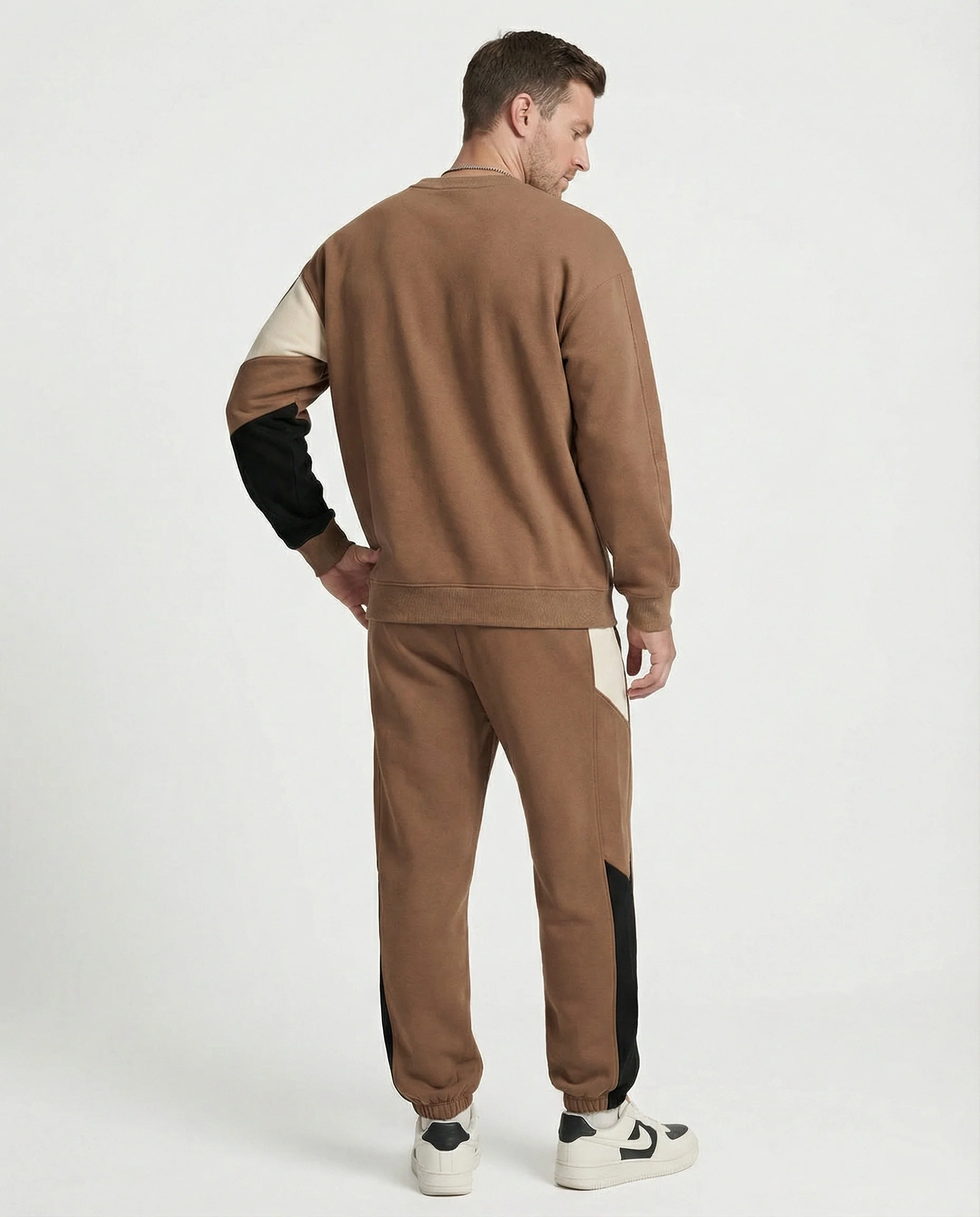 Herren Sweatset mit Print und Jogginghose - Image 3